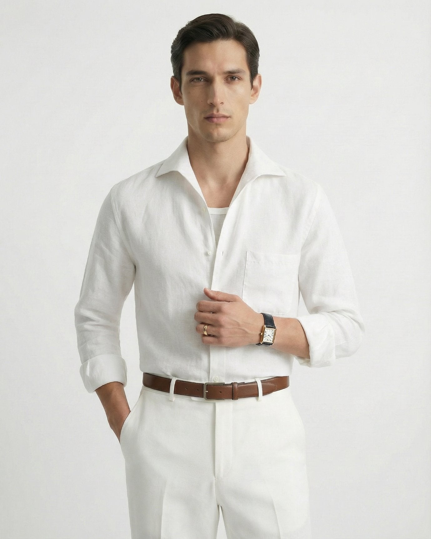 Retro Linen Light Casual Shirt
