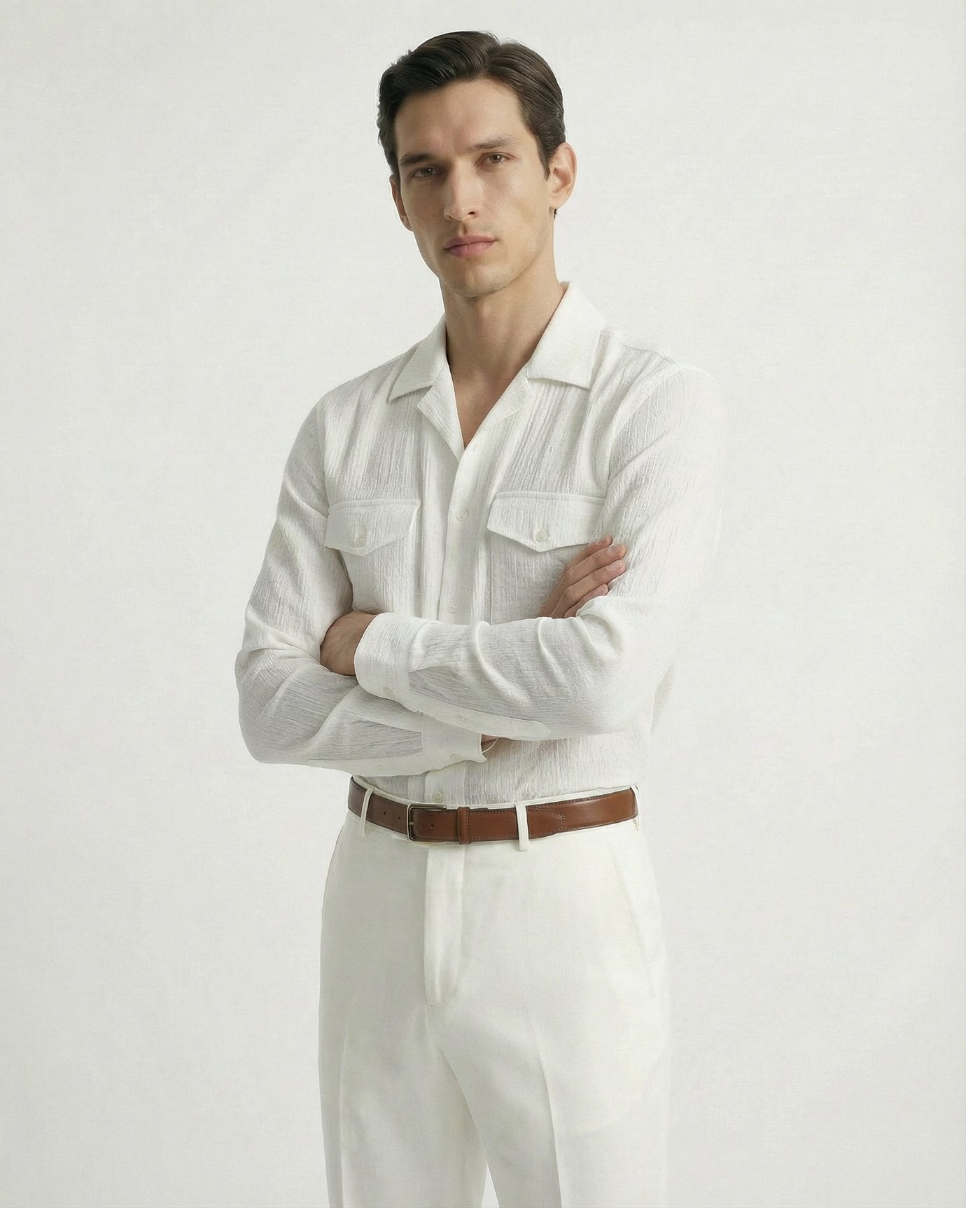 Cotton Old Money Shirt Cordoroy