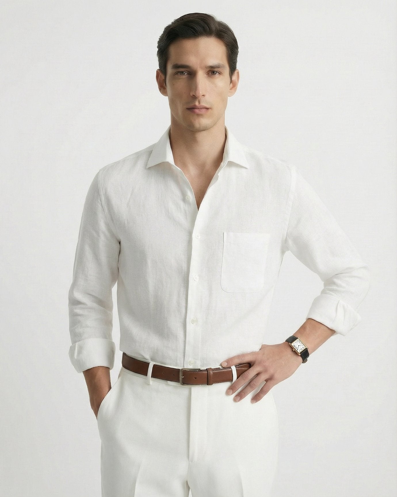 Retro Linen Light Casual Shirt