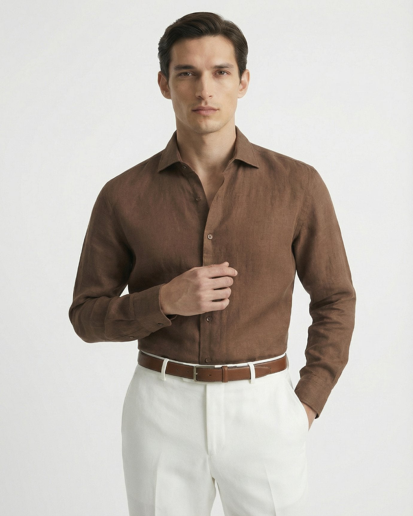 Camisa Vita de lino con clase