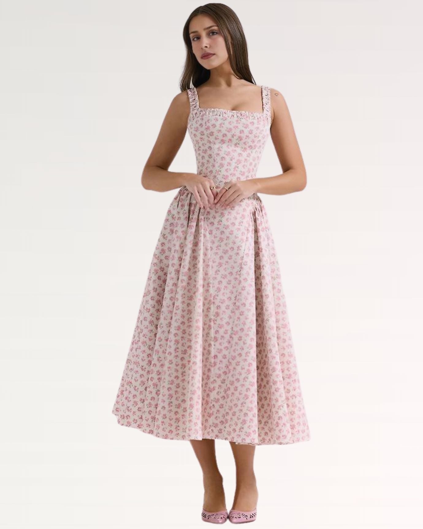 Swiss Flower Dress
