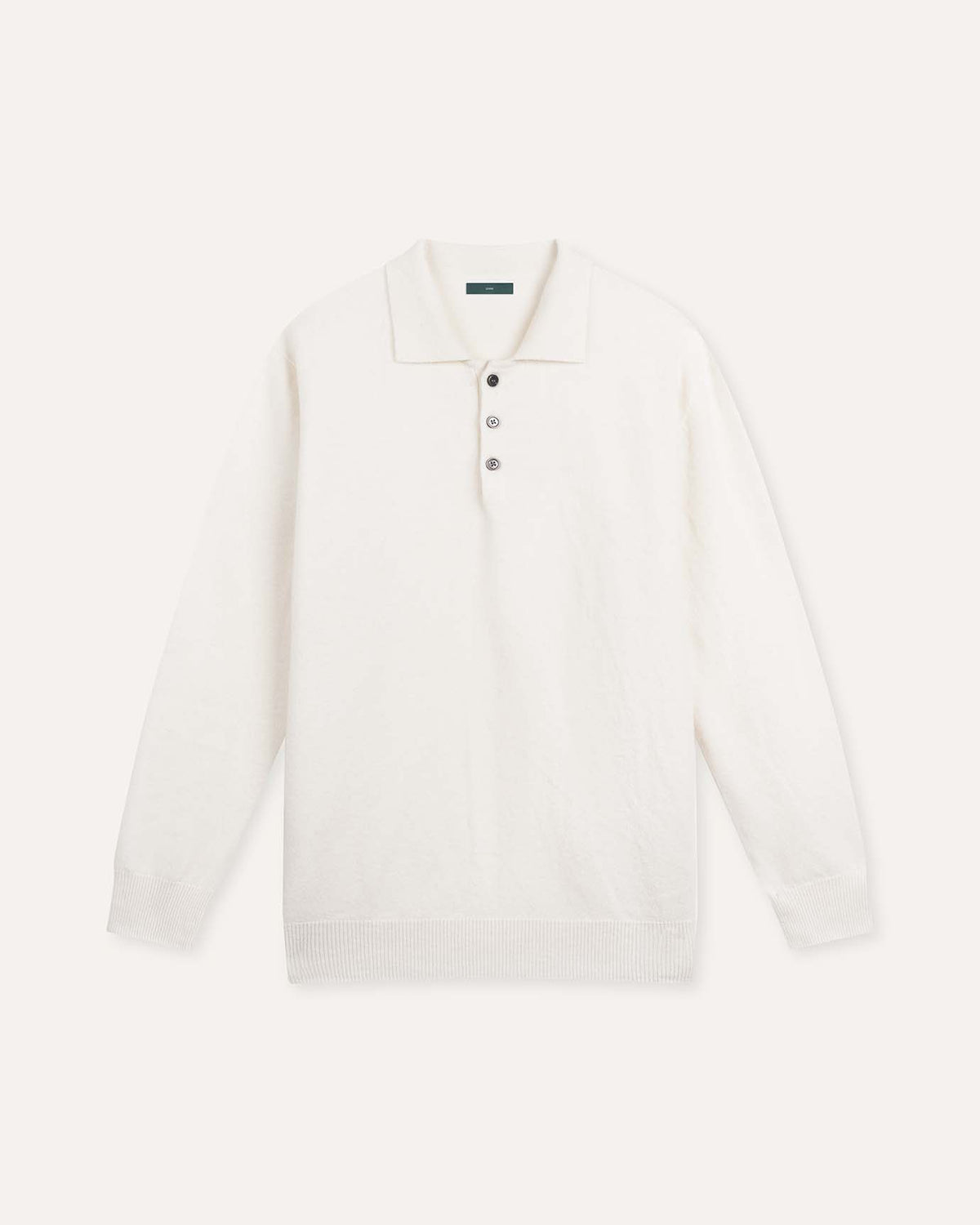 Cashmere Wool Polo Long Sleeve Men | Lovau