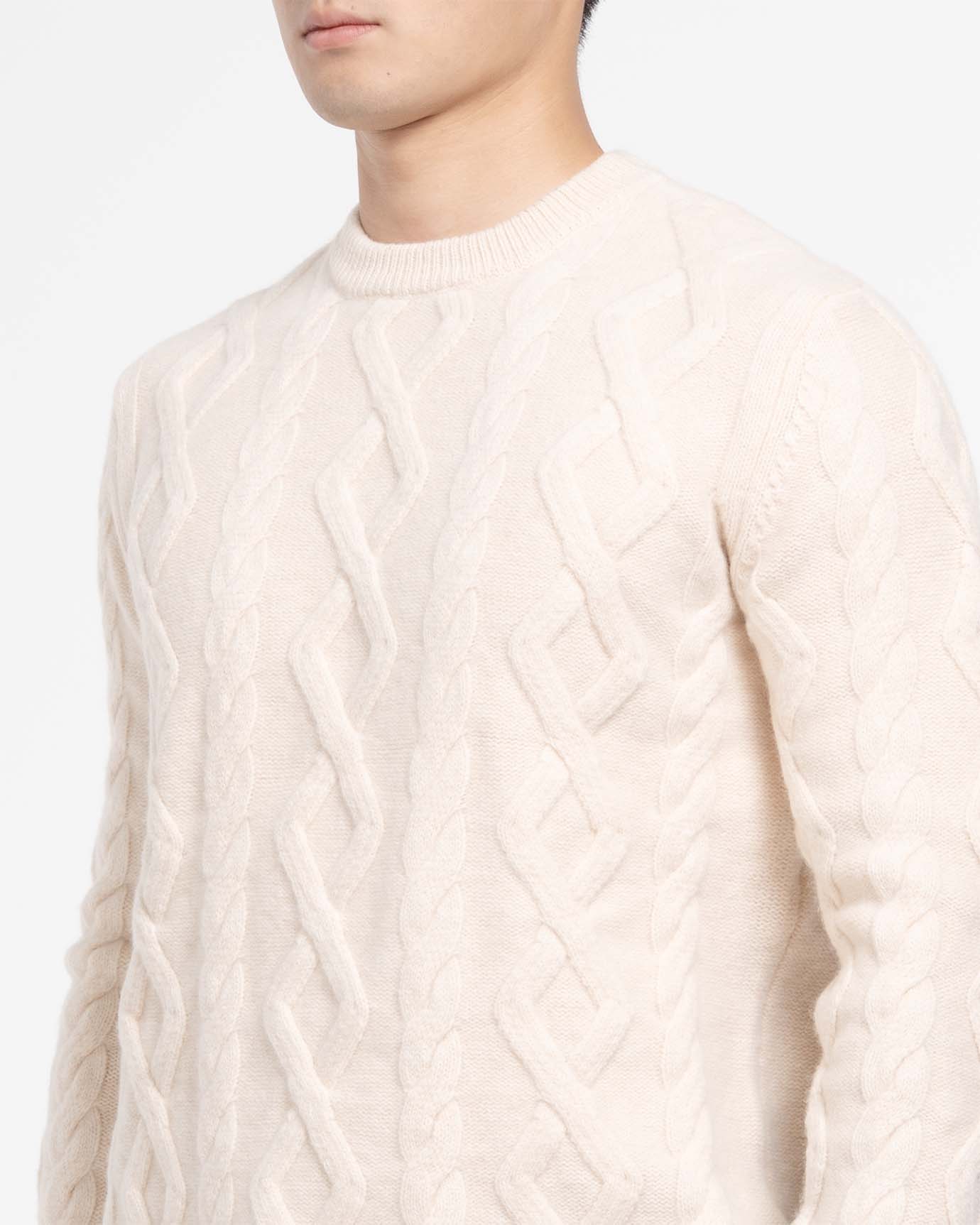Cozy wool and cashmere blend sweater for fall-winter wardrobe