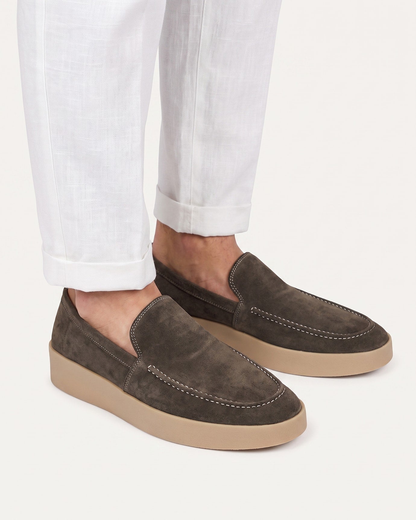 Classy Shoes Suede Leather Loafers