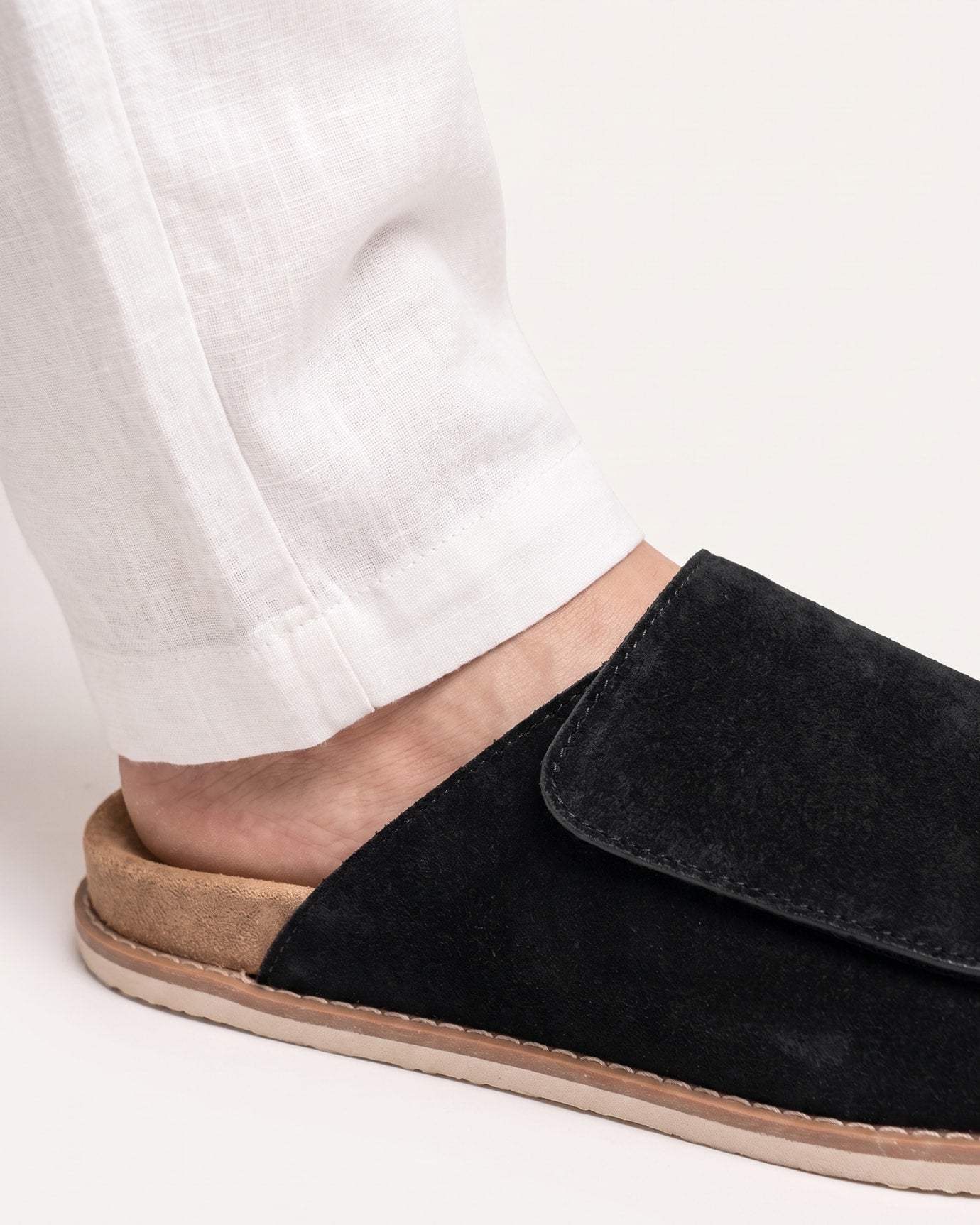 Breathable Leather Adjustable Flip-Flops
