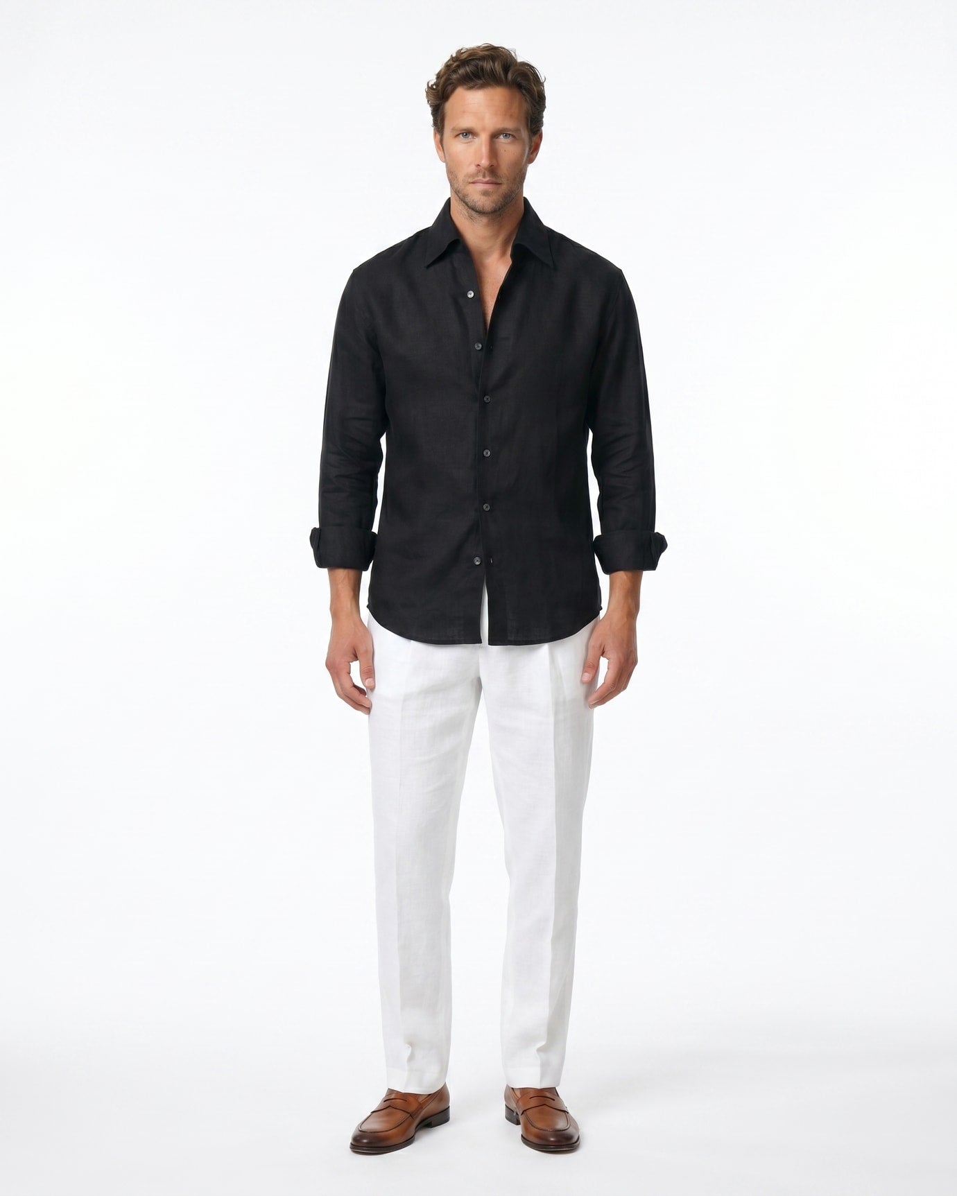 High Count Fine LInen Shirt