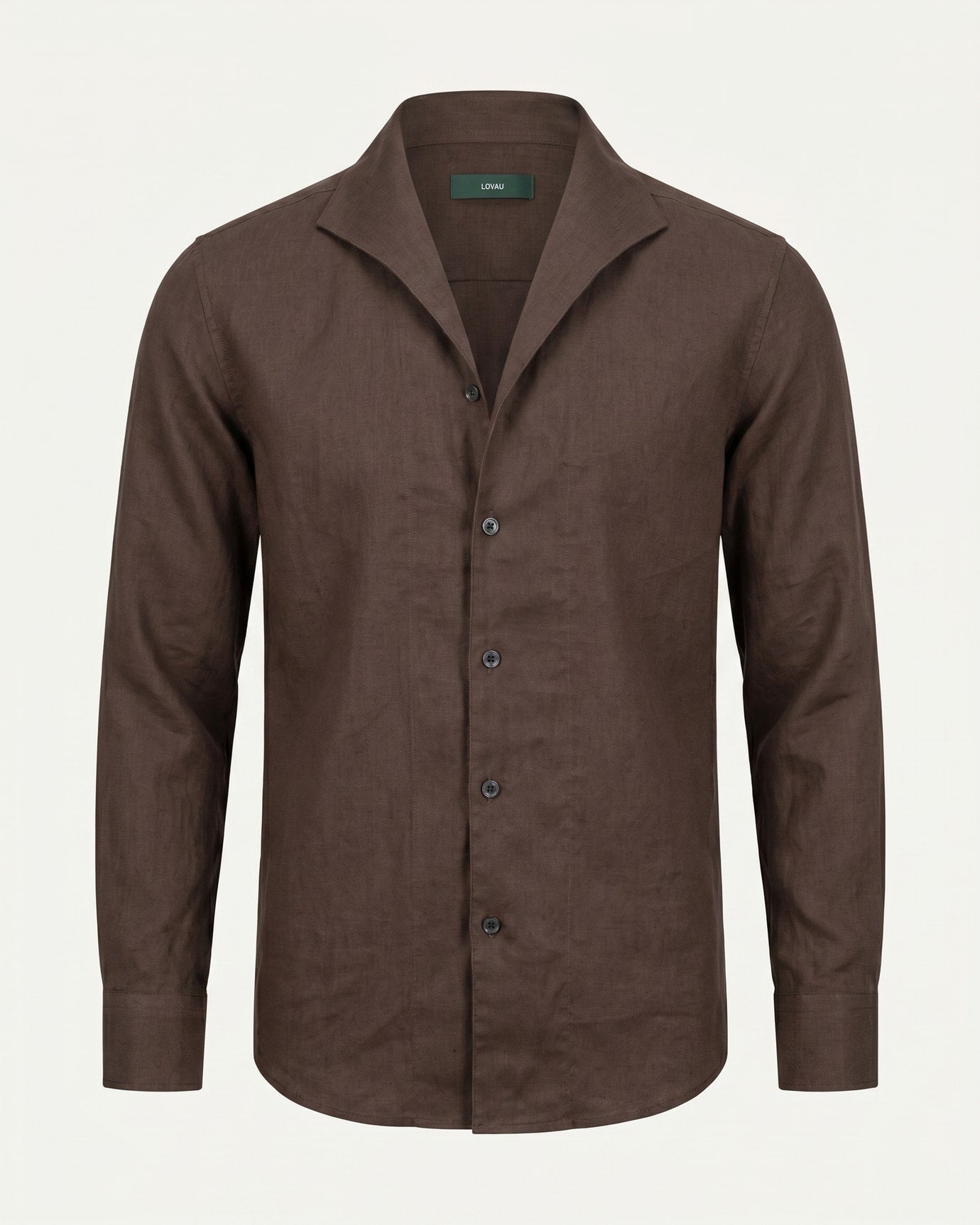 Marbella Square Collar Linen Shirt