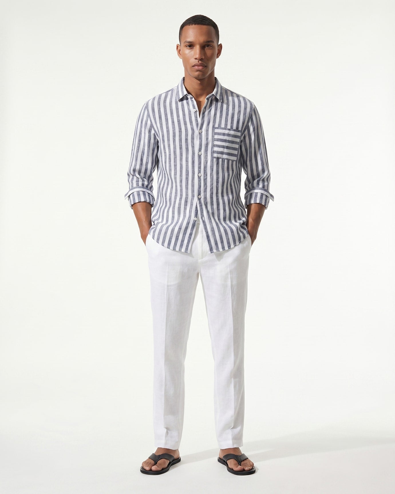 Montecarlo Striped Linen Shirt
