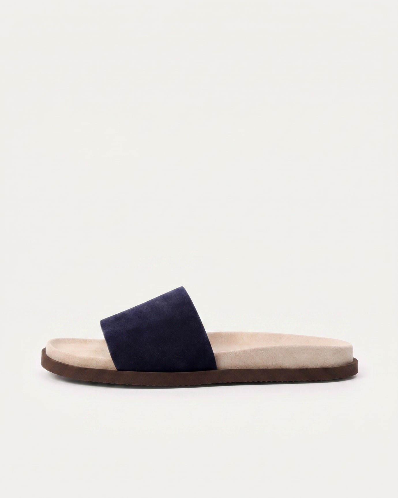 Rome Leather Suede Flip-Flops