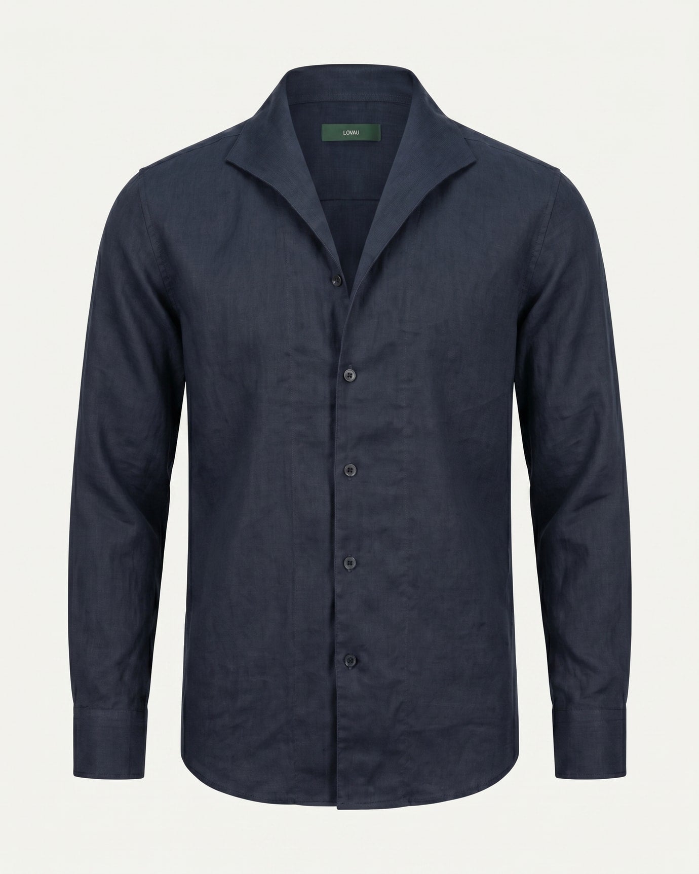 Marbella Square Collar Linen Shirt