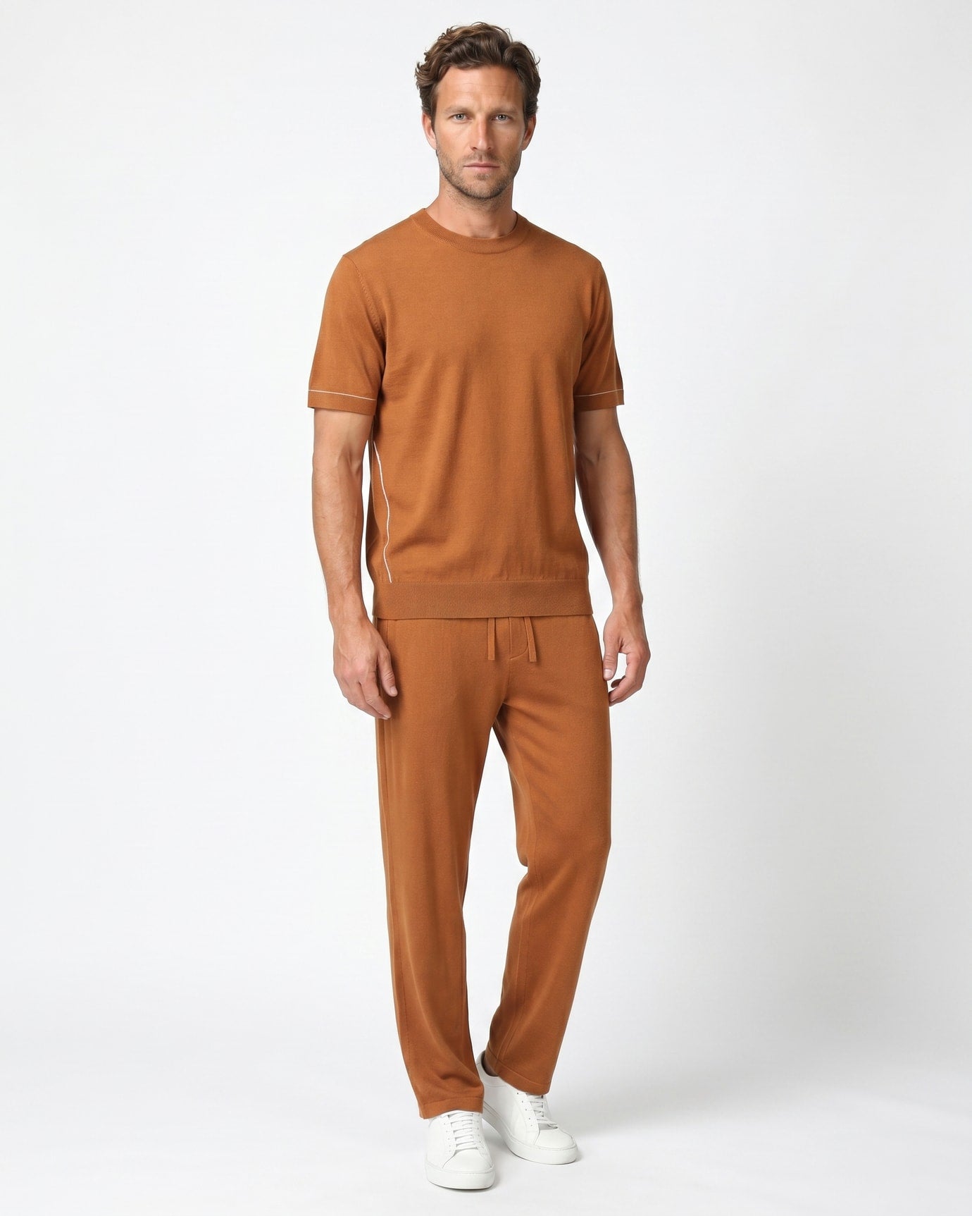 High End Mulberry Silk & Worsted Cashmere Set