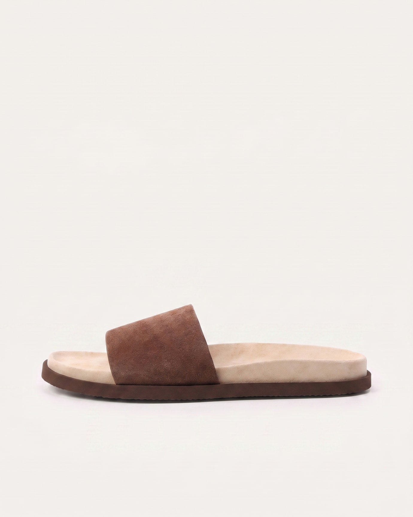 Rome Leather Suede Flip-Flops