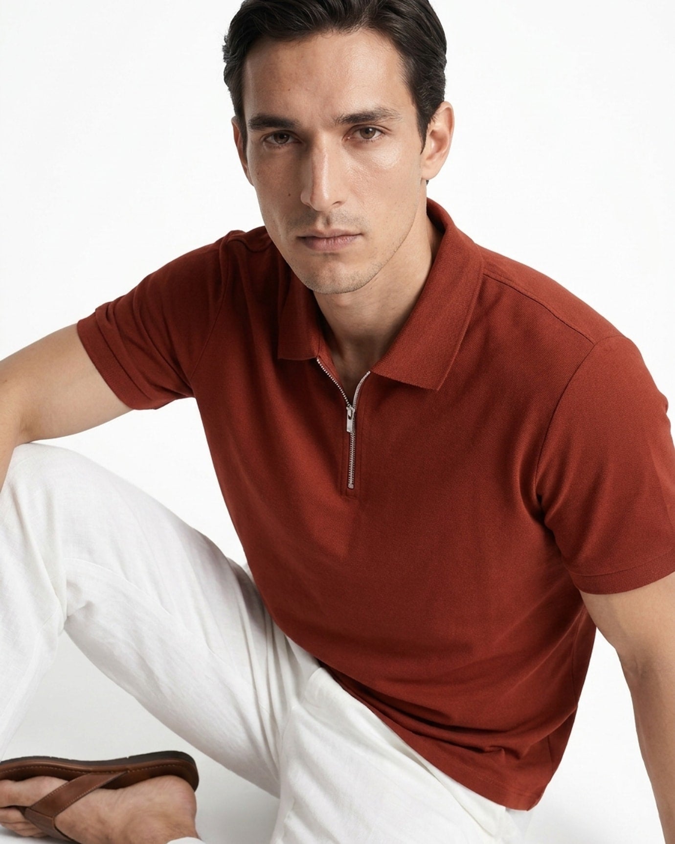 Venice Old Money Zipper Polo