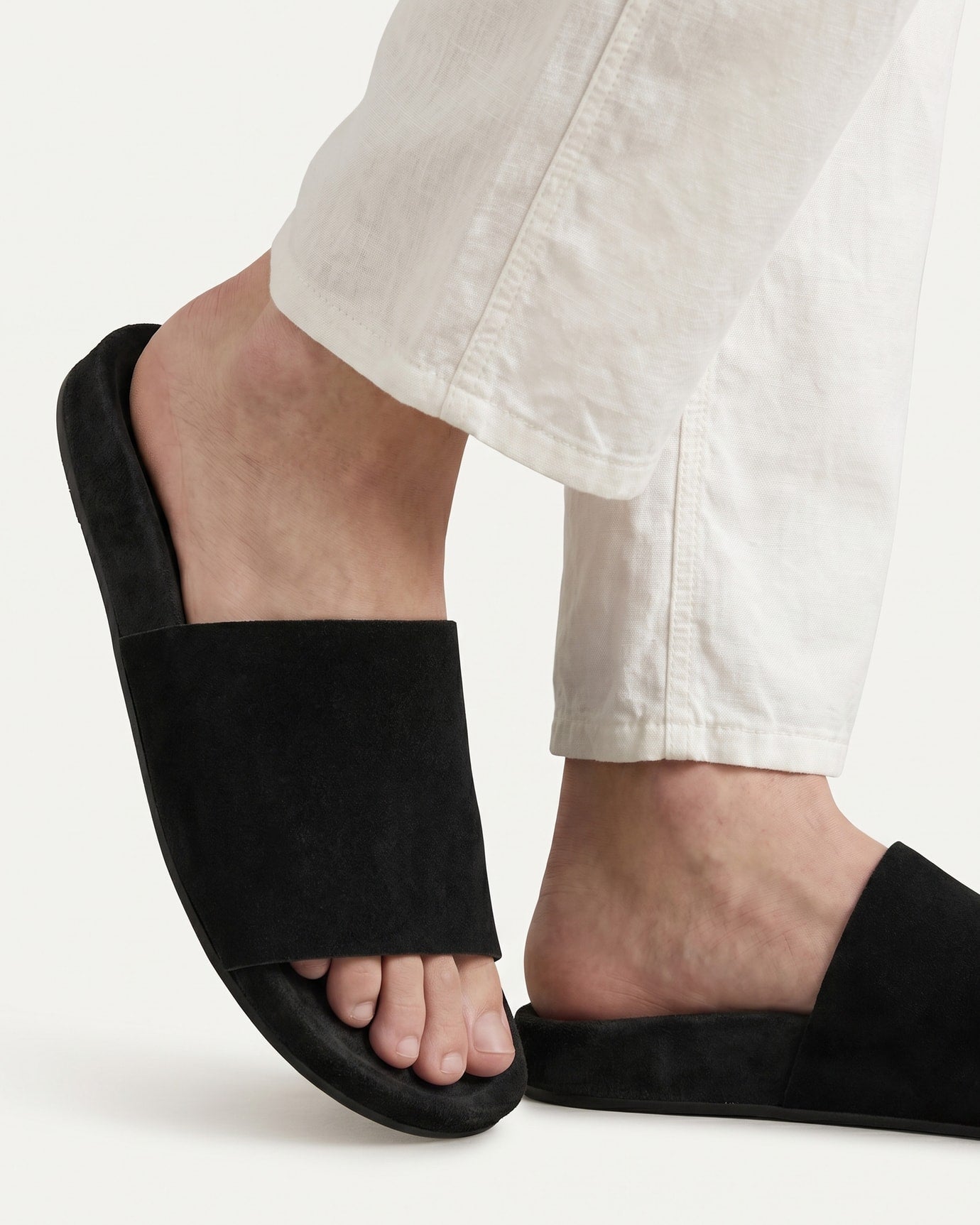 Retro Leather Slippers