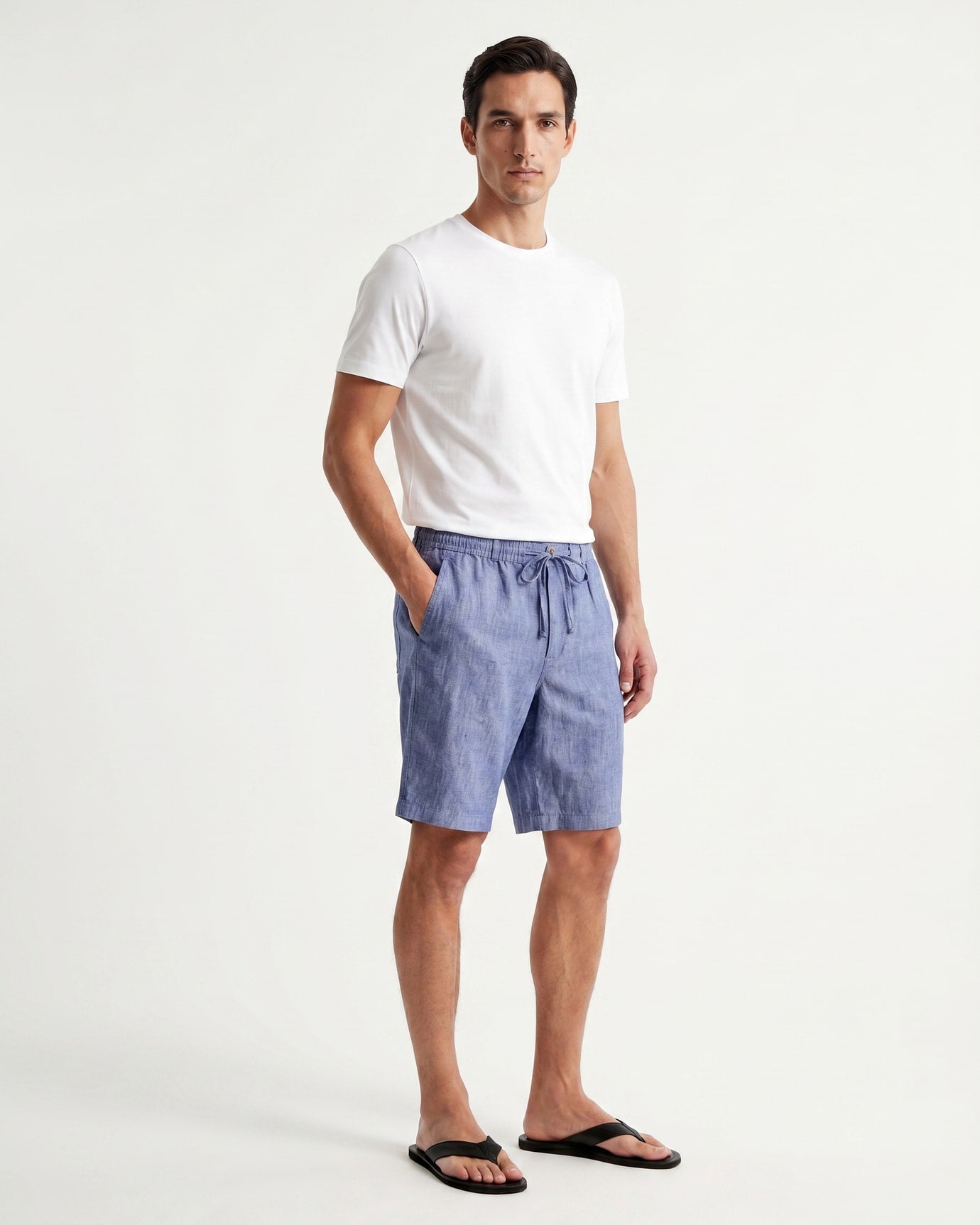 Linen Loose Pants Shorts