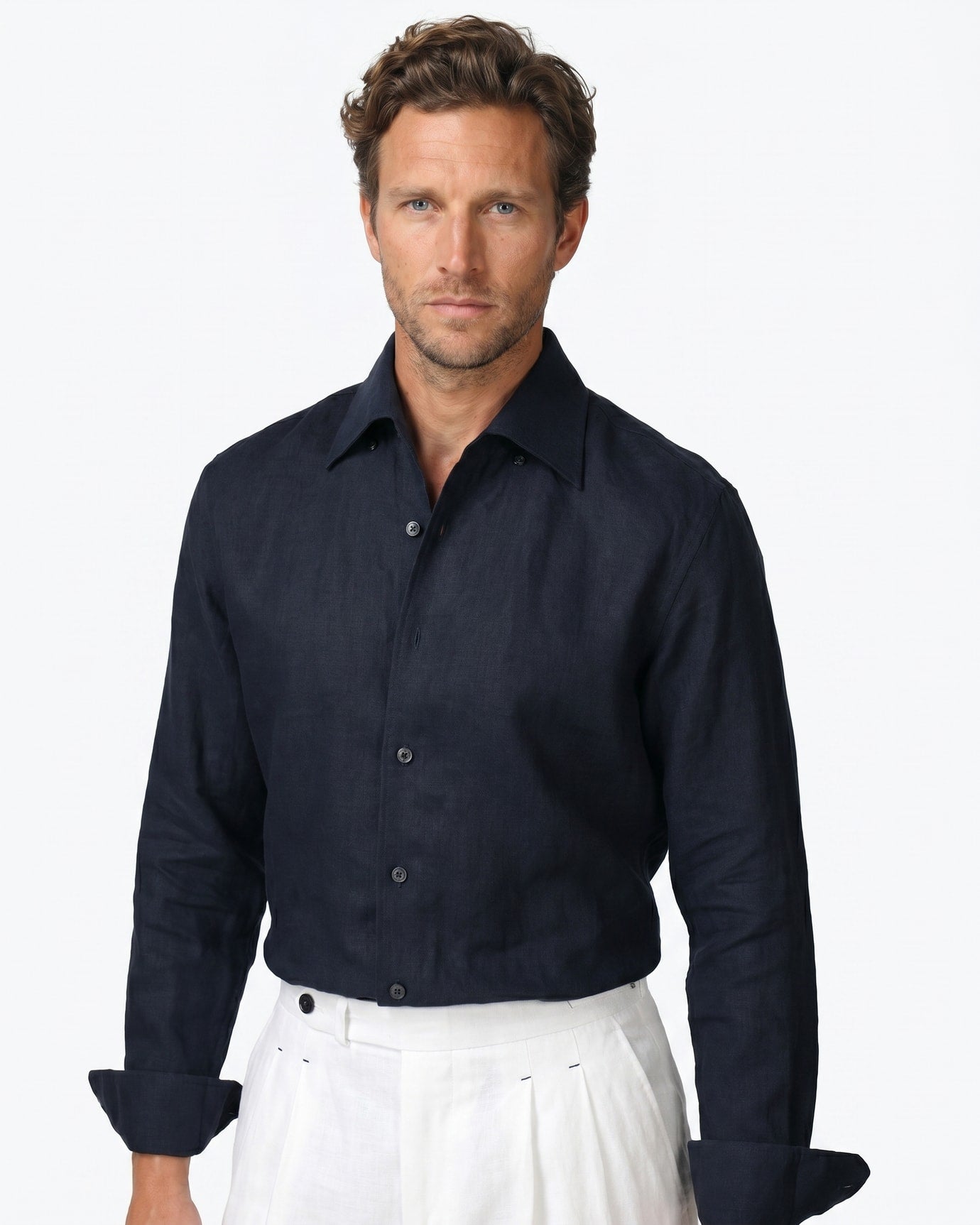 High Count Fine LInen Shirt