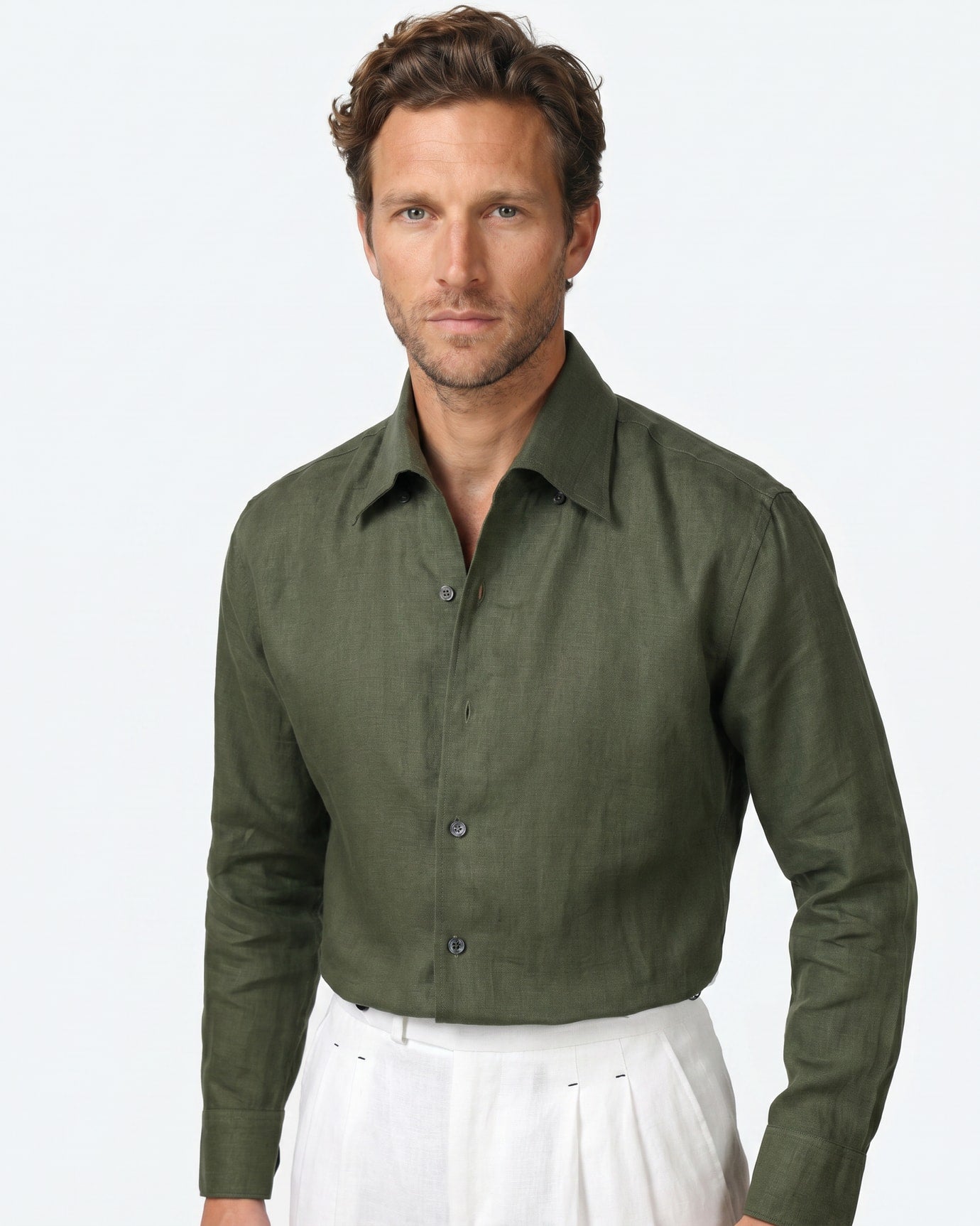 High Count Fine LInen Shirt