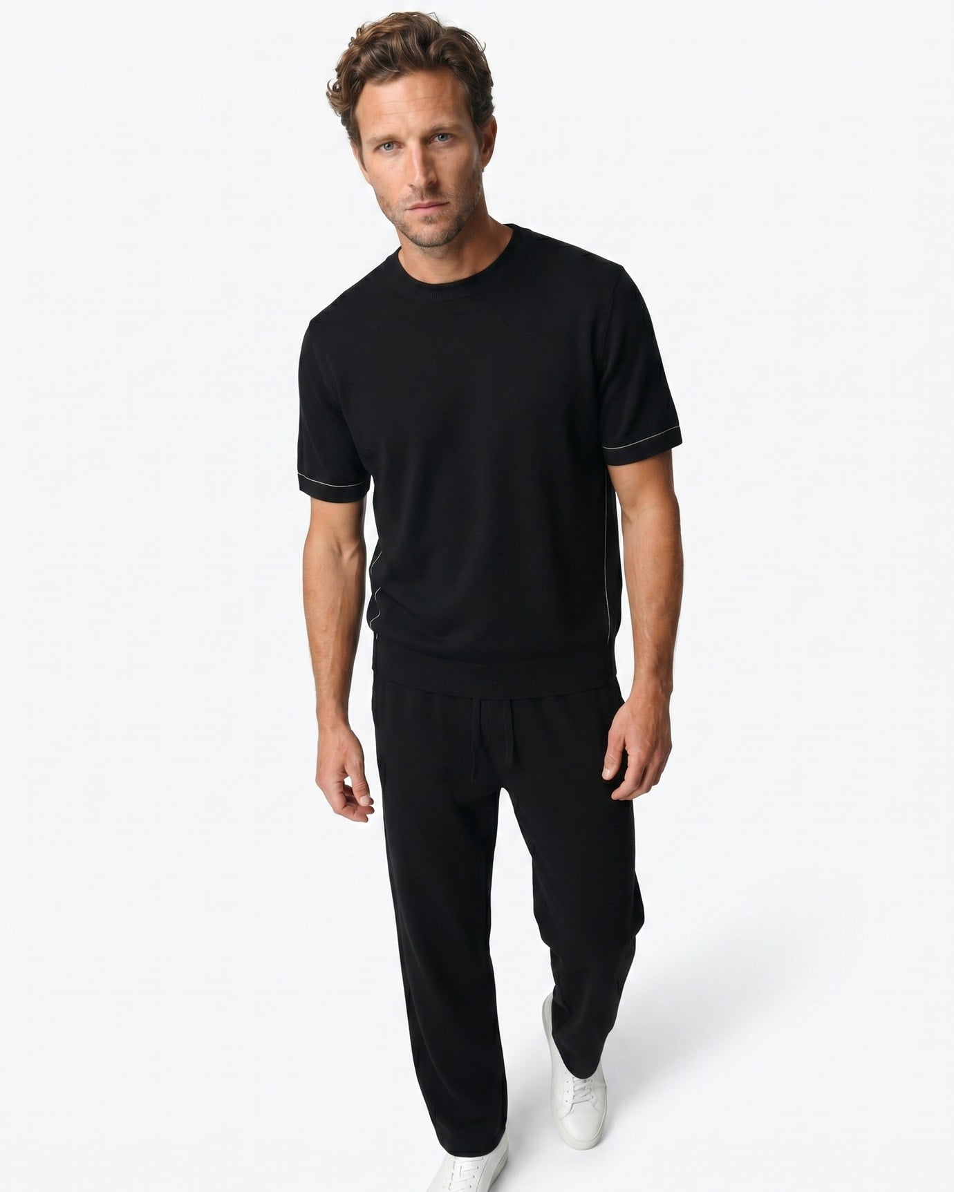 High End Mulberry Silk & Worsted Cashmere Set