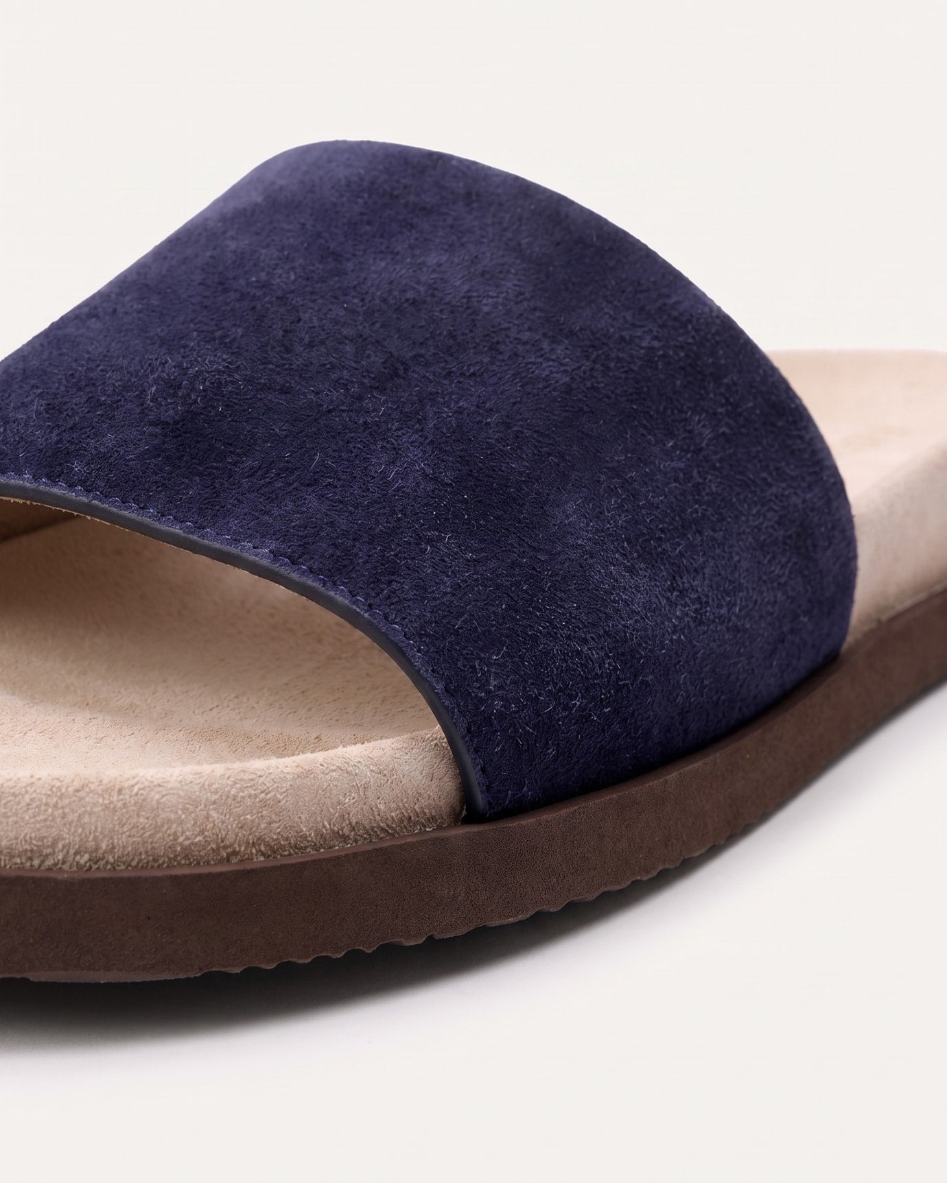 Rome Leather Suede Flip-Flops