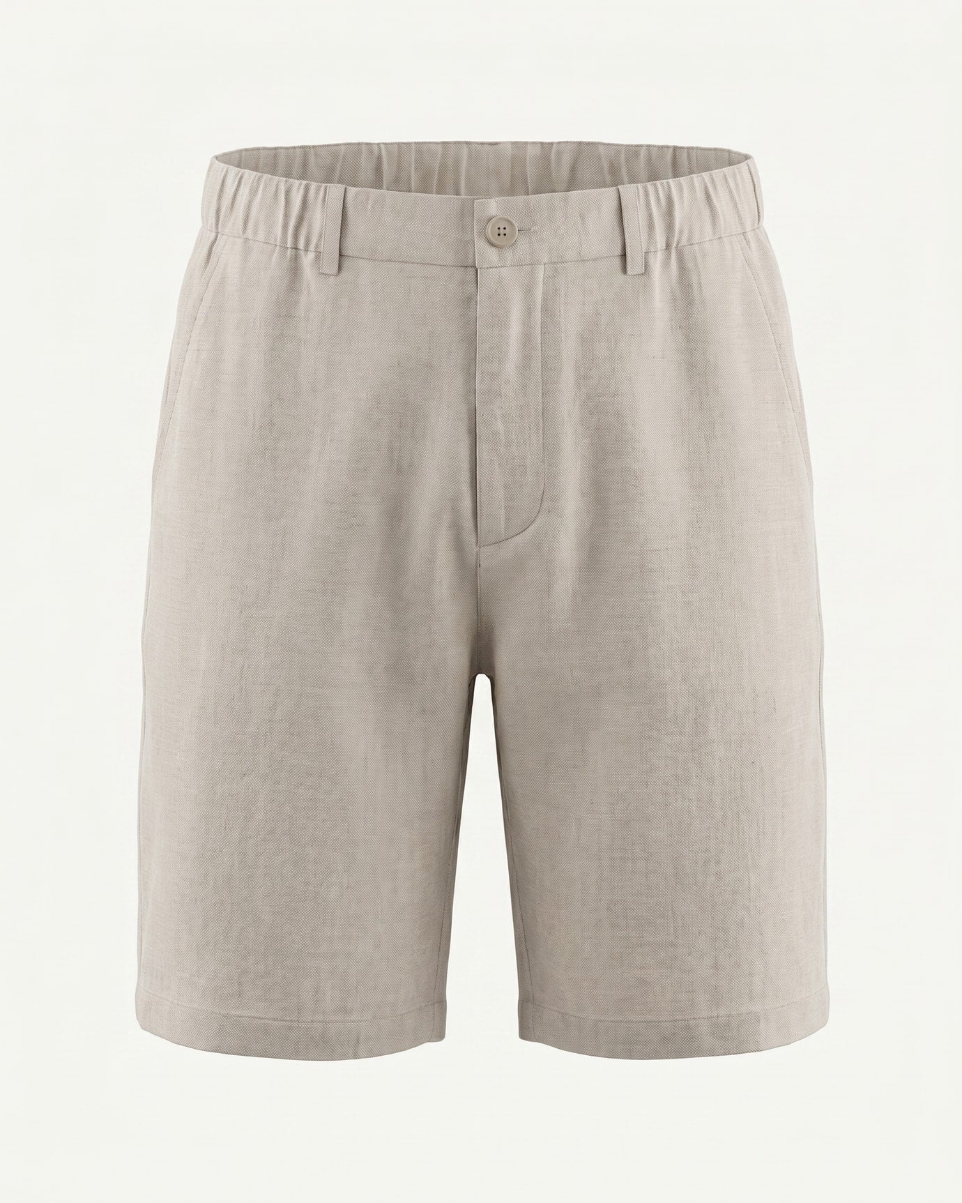 Monaco Linen Shorts with Elastic Waist