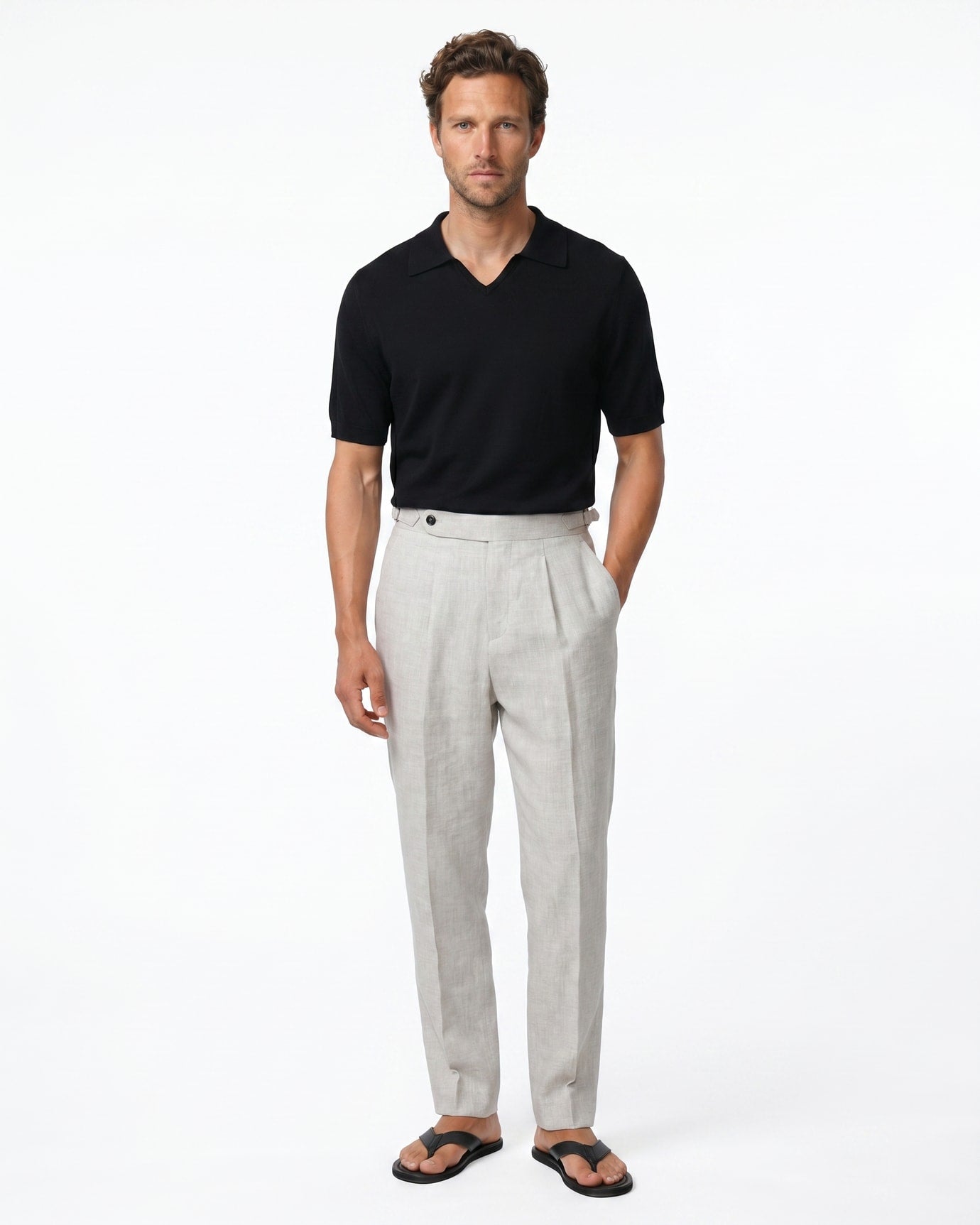 Marbella Cooling Acetate Silk Polo