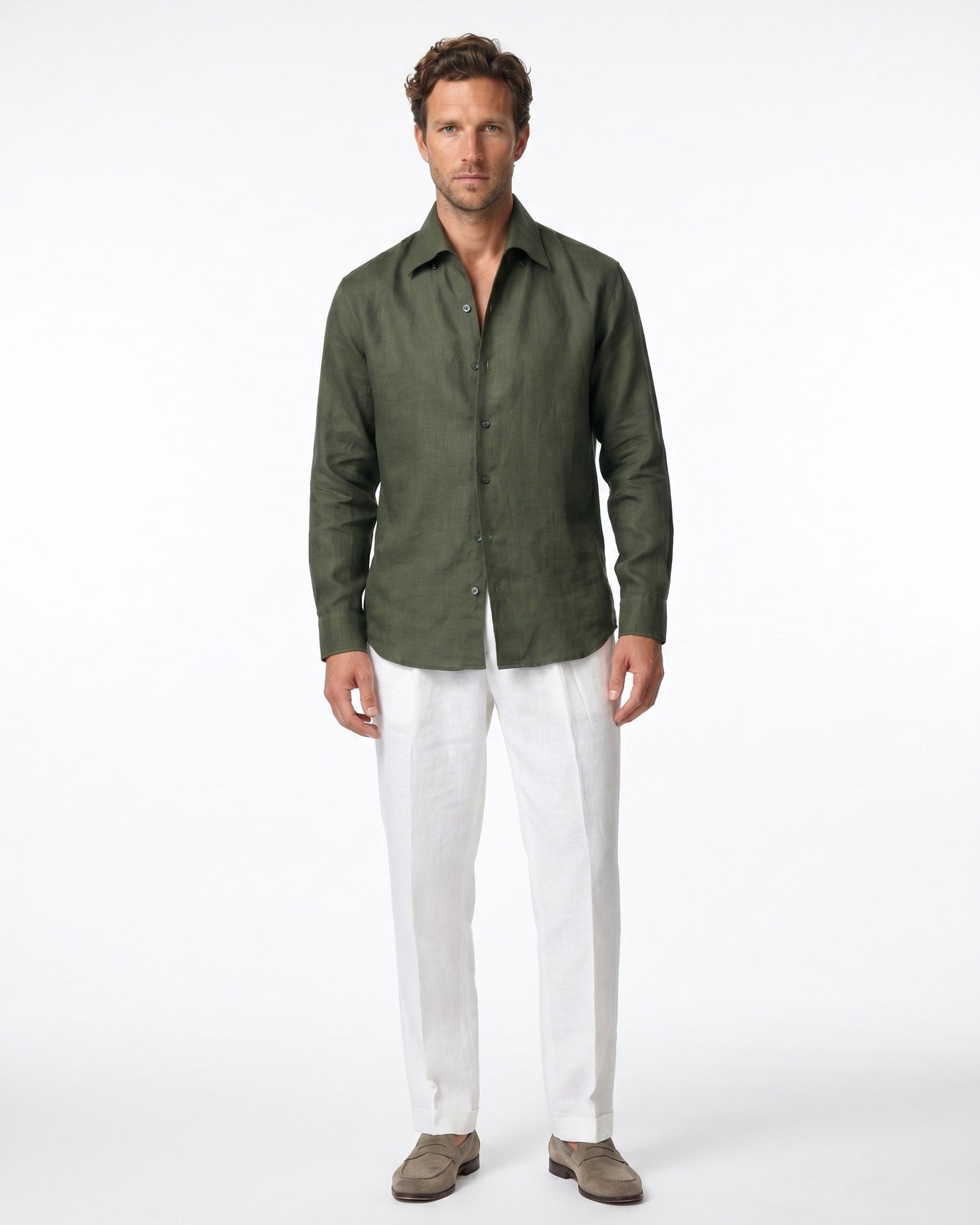 High Count Fine LInen Shirt