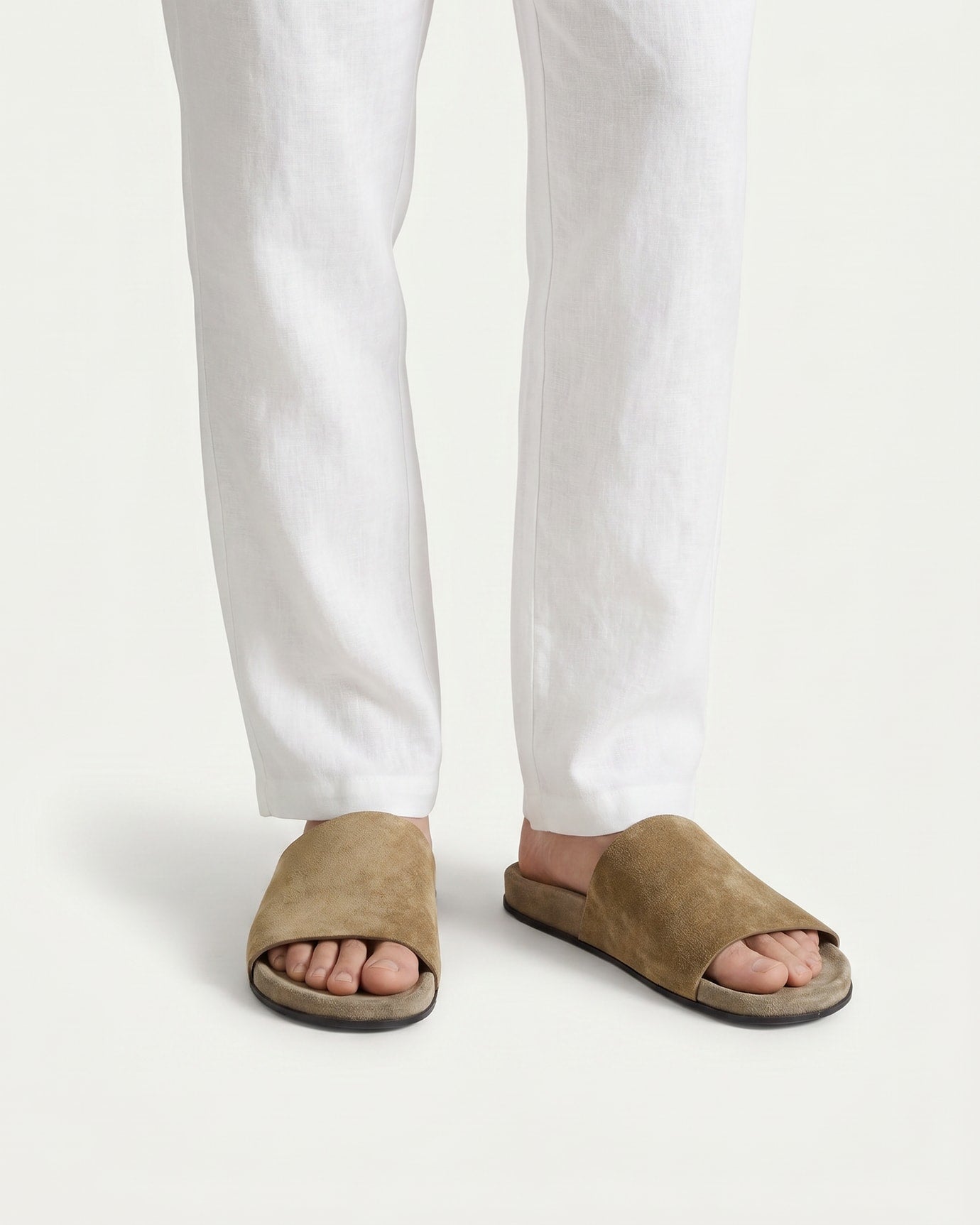 Retro Leather Slippers