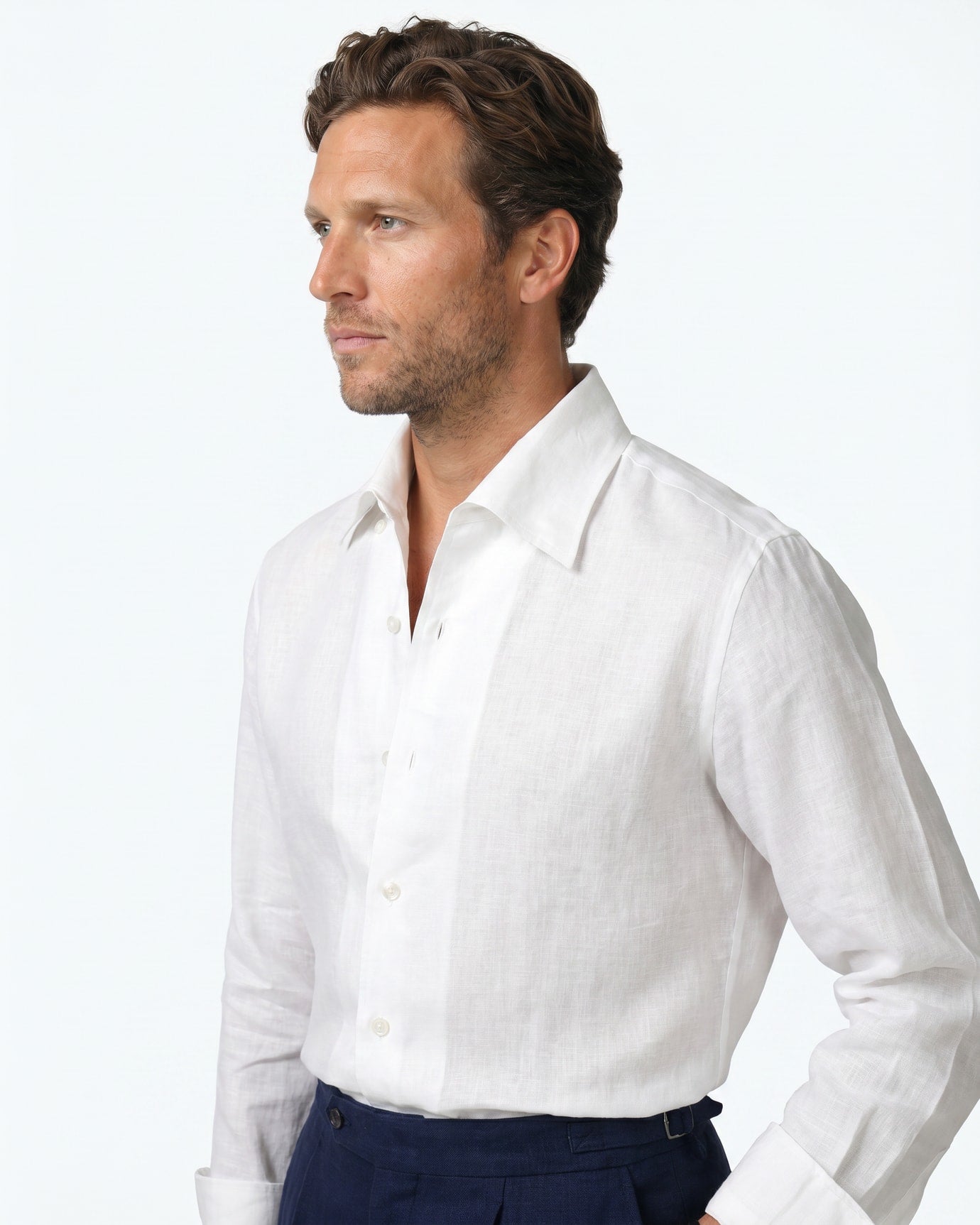 High Count Fine LInen Shirt