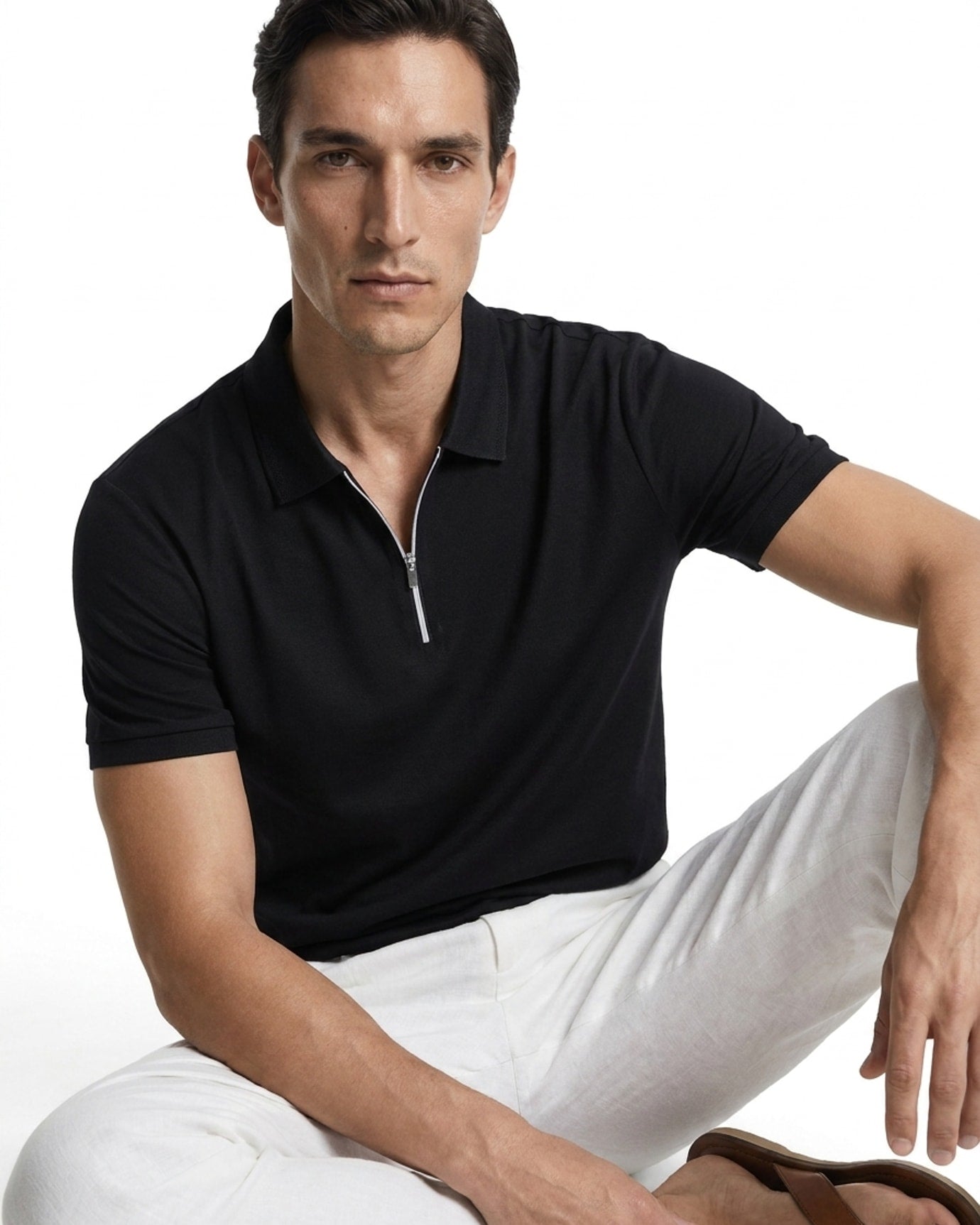 Venice Old Money Zipper Polo