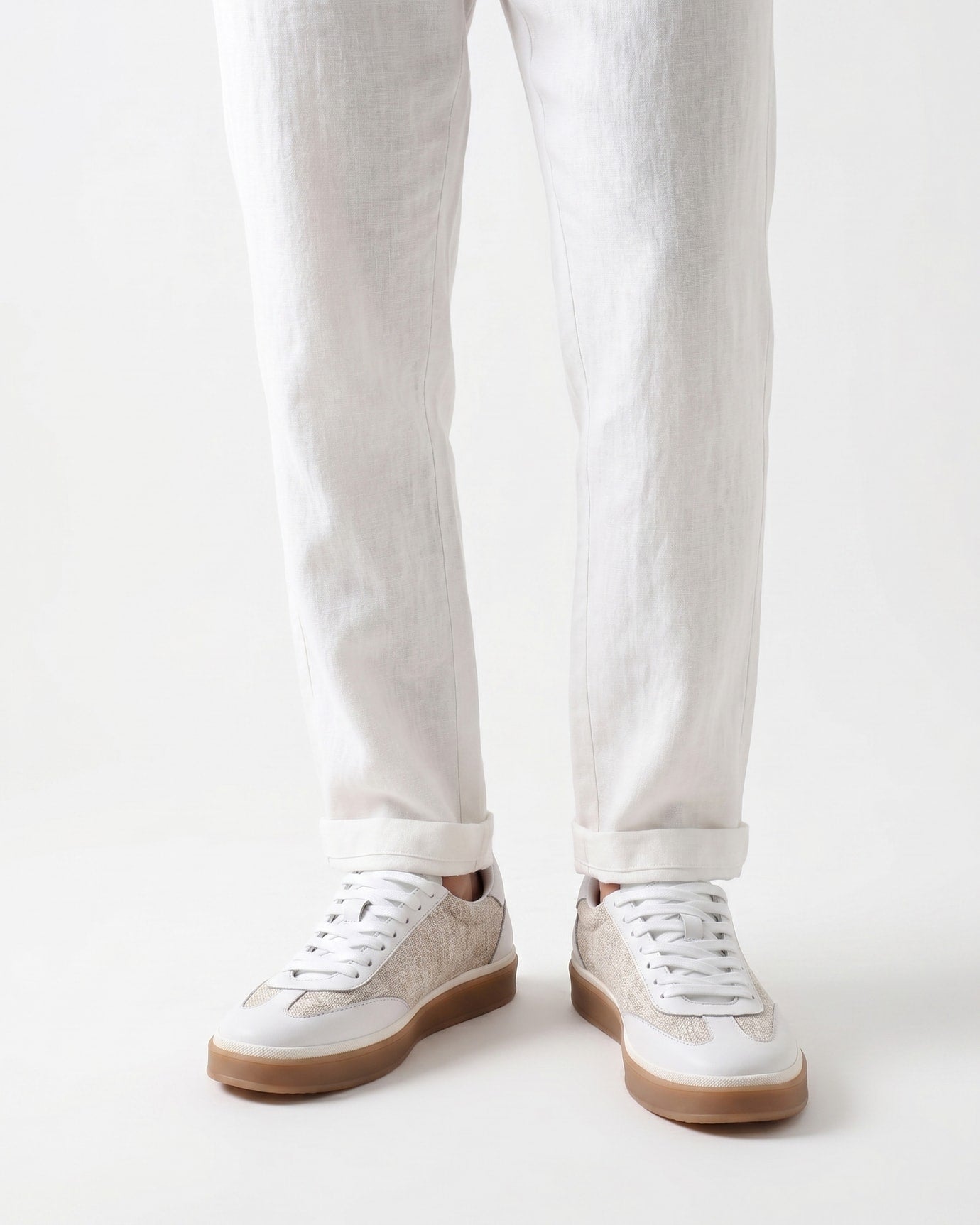 NY Leather Suede Sneakers