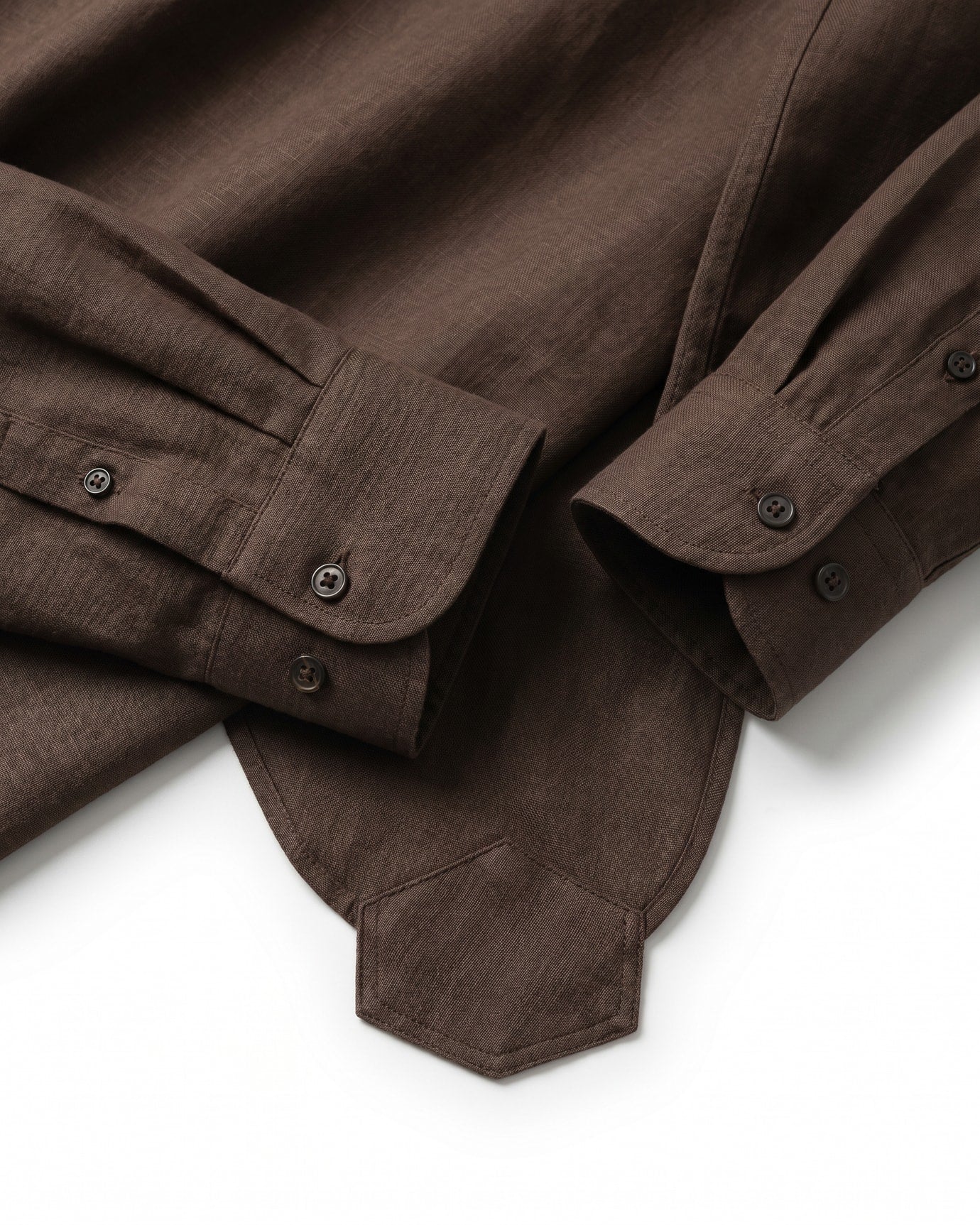 Marbella Square Collar Linen Shirt