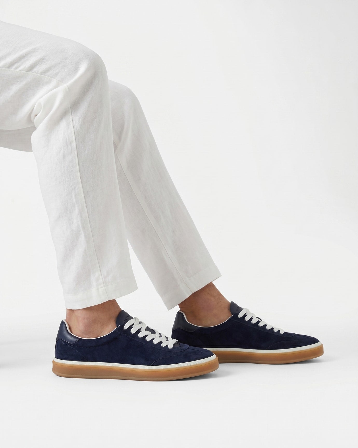 NY Leather Suede Sneakers