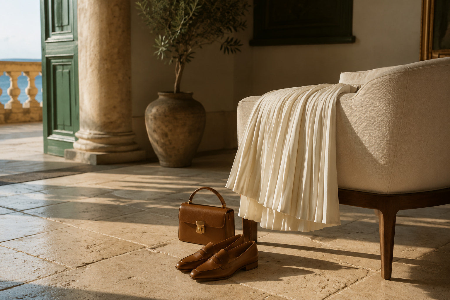 How to Style a Pleated Skirt the Old Money Way