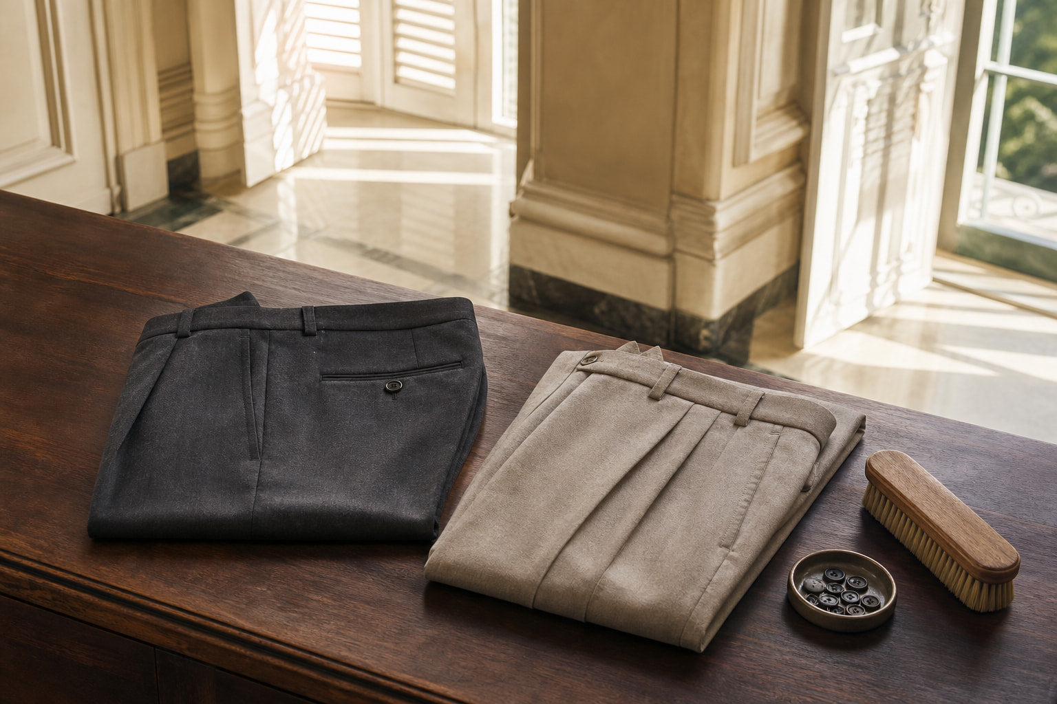 Choosing Between Single-Pleat and Double-Pleat Men's Trousers