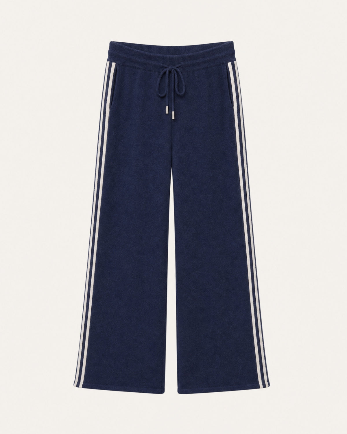 Boston Cashmere Wool Jacquard Straight Pants