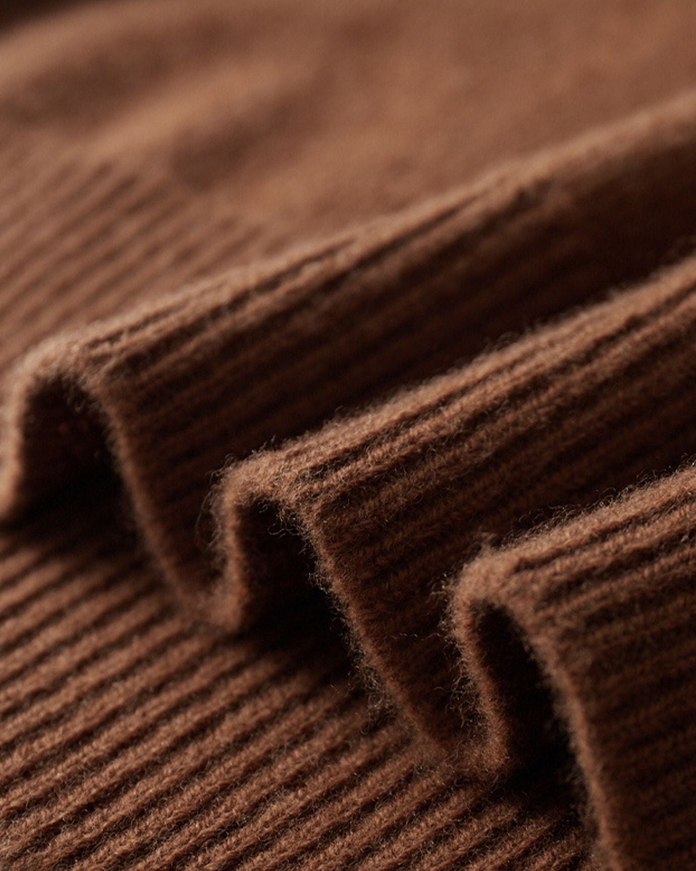 Cashmere & Wool Polo Long Sleeve Zipper