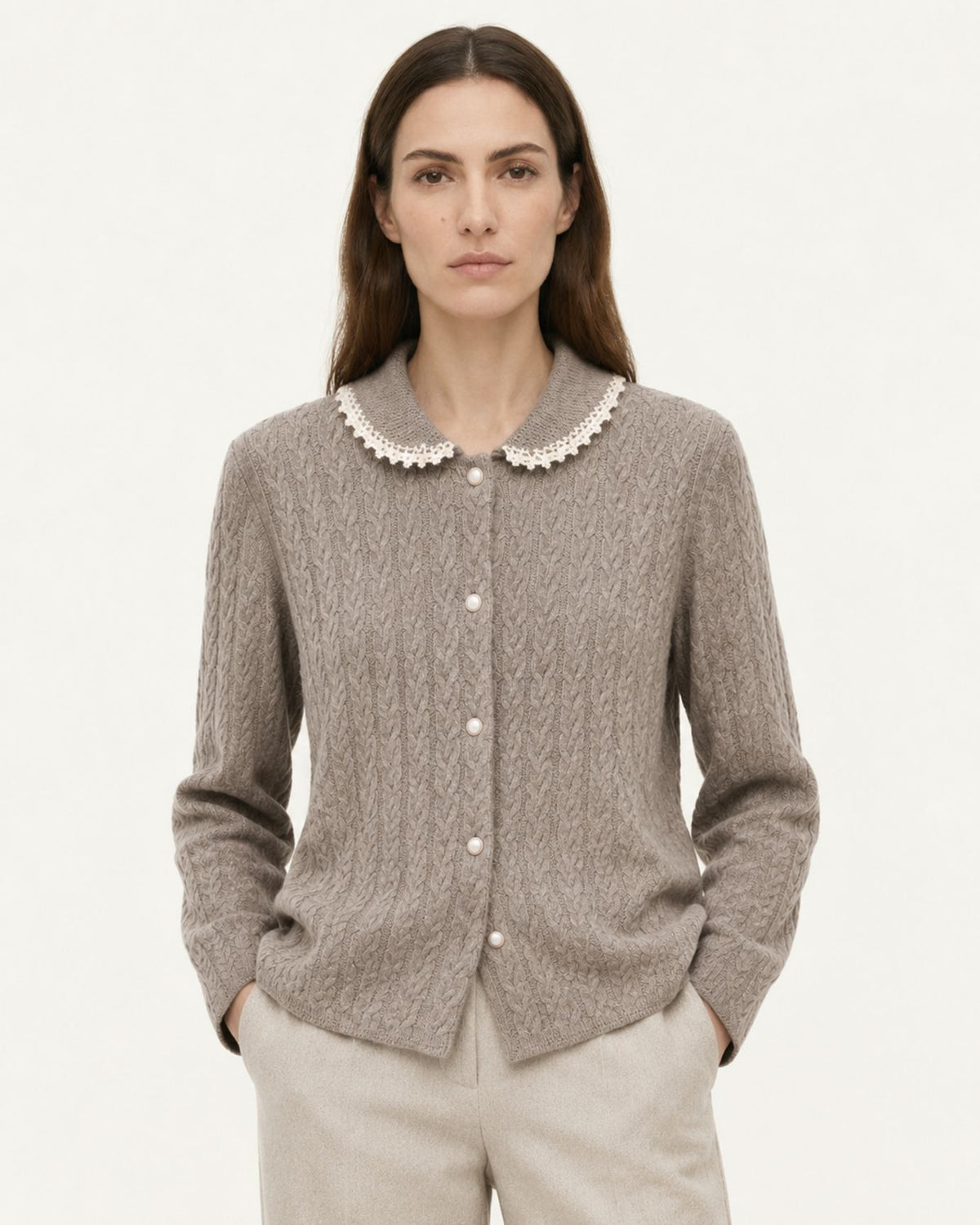 Limited Edition Cashmere Cable Knit Cardigan