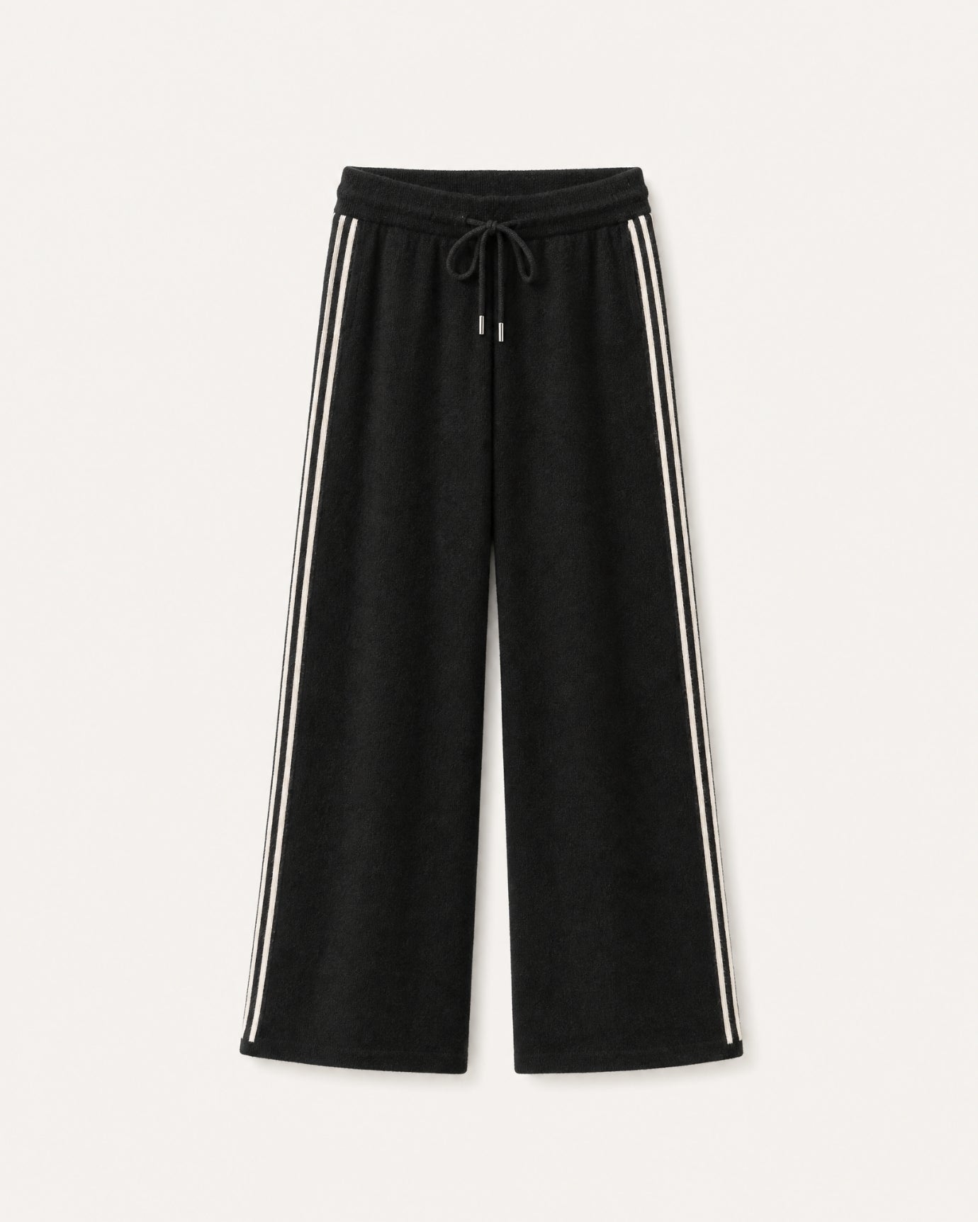 Boston Cashmere Wool Jacquard Straight Pants