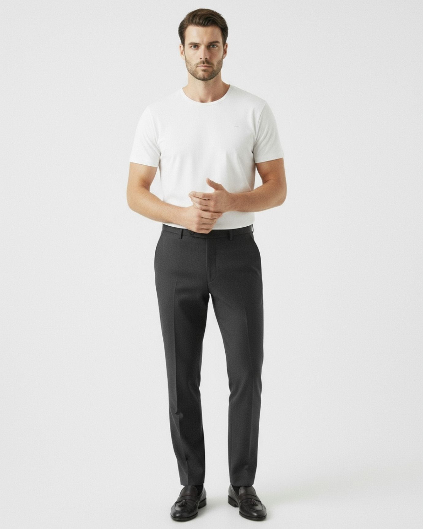 Ice Silk T-Shirt Short Sleeve Smooth