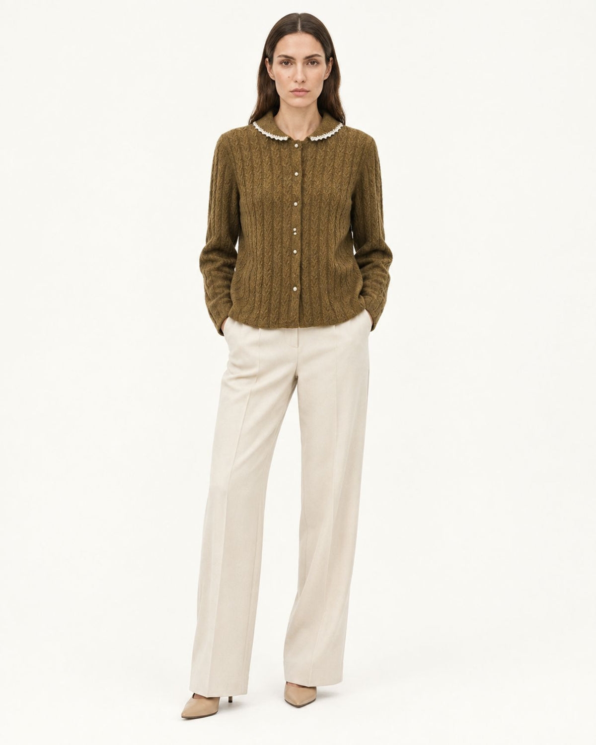 Limited Edition Cashmere Cable Knit Cardigan