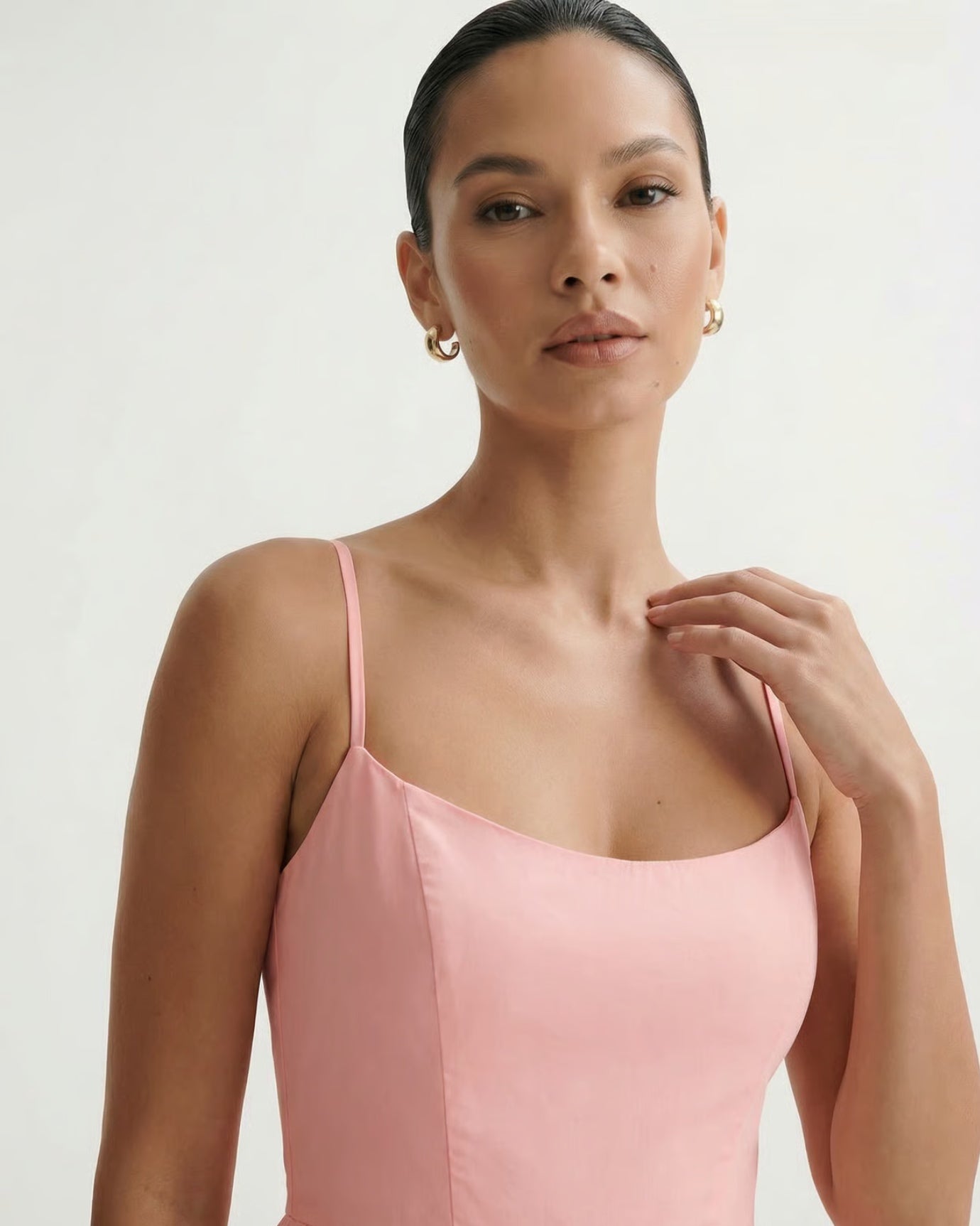 Mira Border Pink Dress