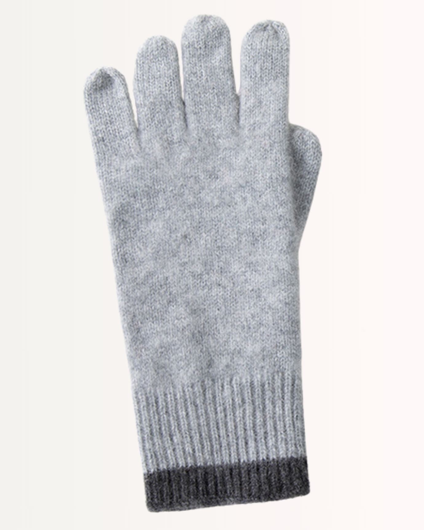 Cashmere Gloves extended color matching edge