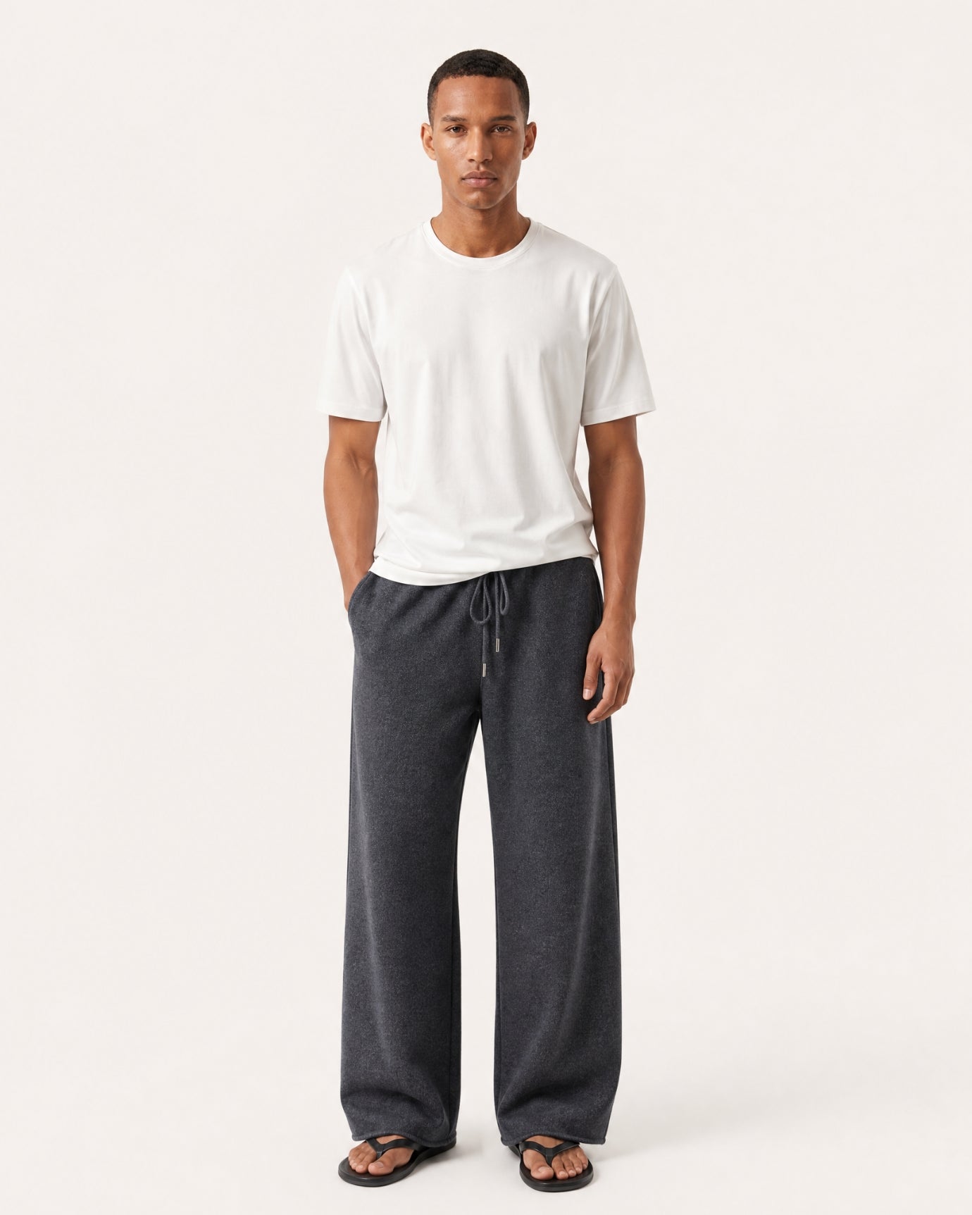Four-Way Stretch Cashmere Travel Pants