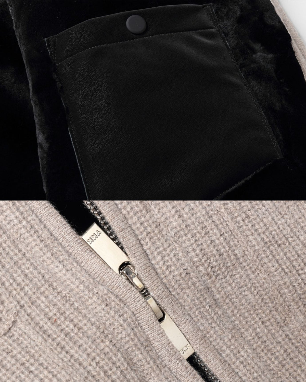 Hooded Cashmere Parka with Full Mink Lining Jacket