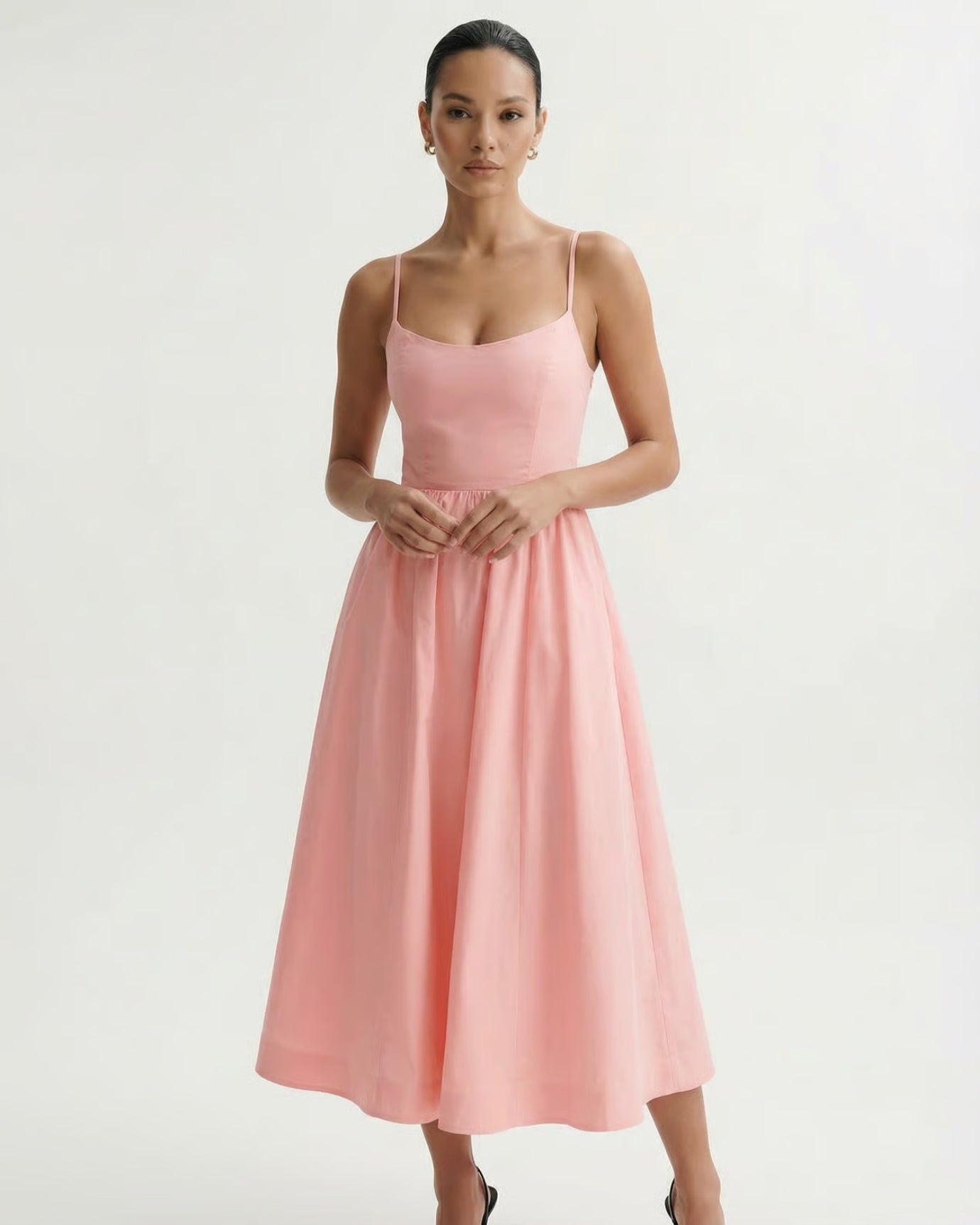 Mira Border Pink Dress
