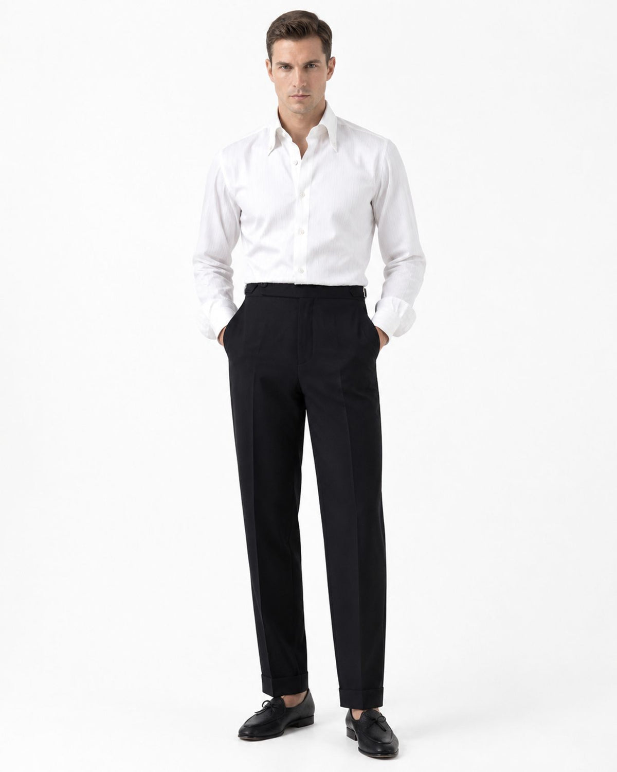 Boston Wrinkle-Resistant Commuter Dress Wool Pants