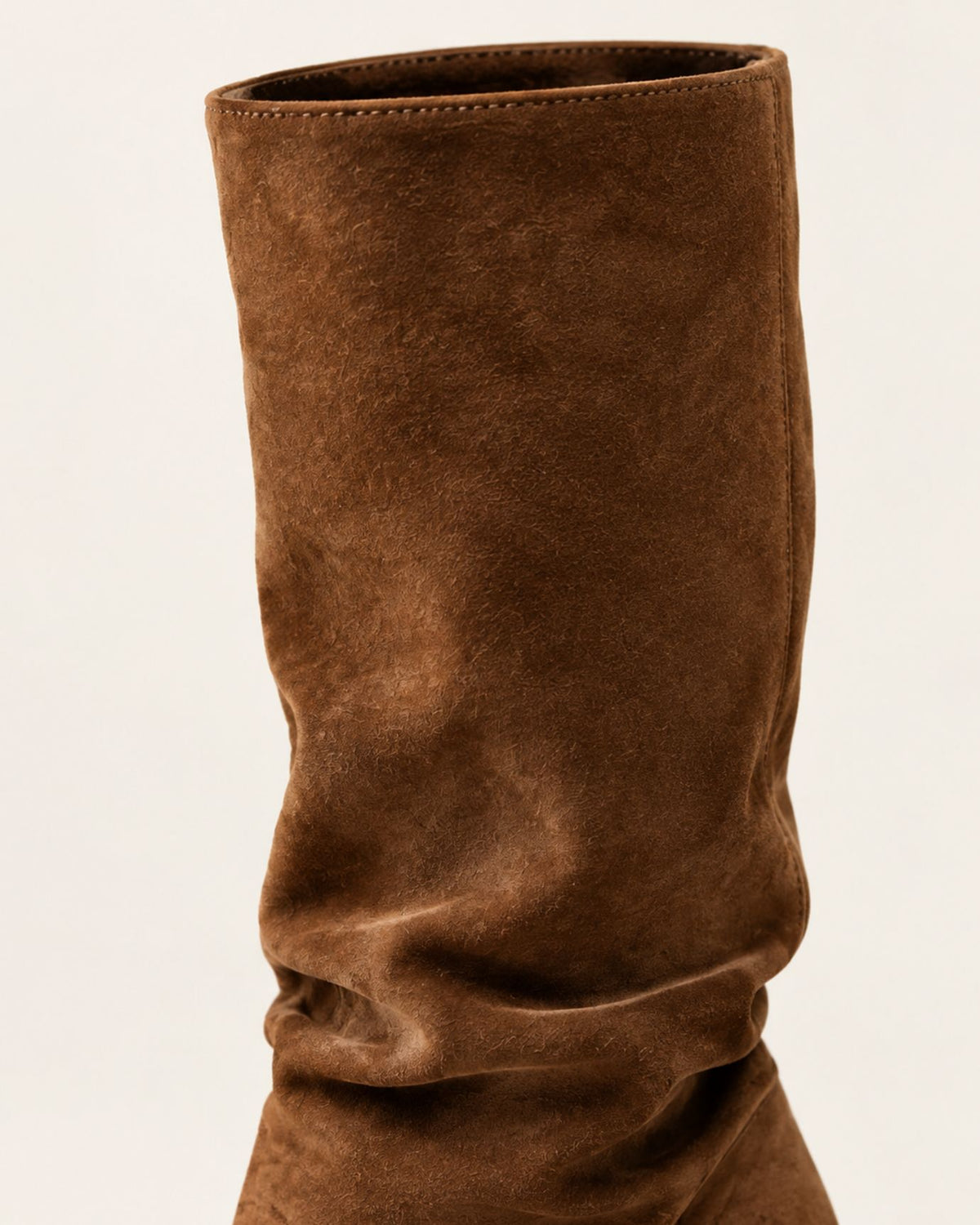 Pointed Toe Sheepskin Leather Tall Boots