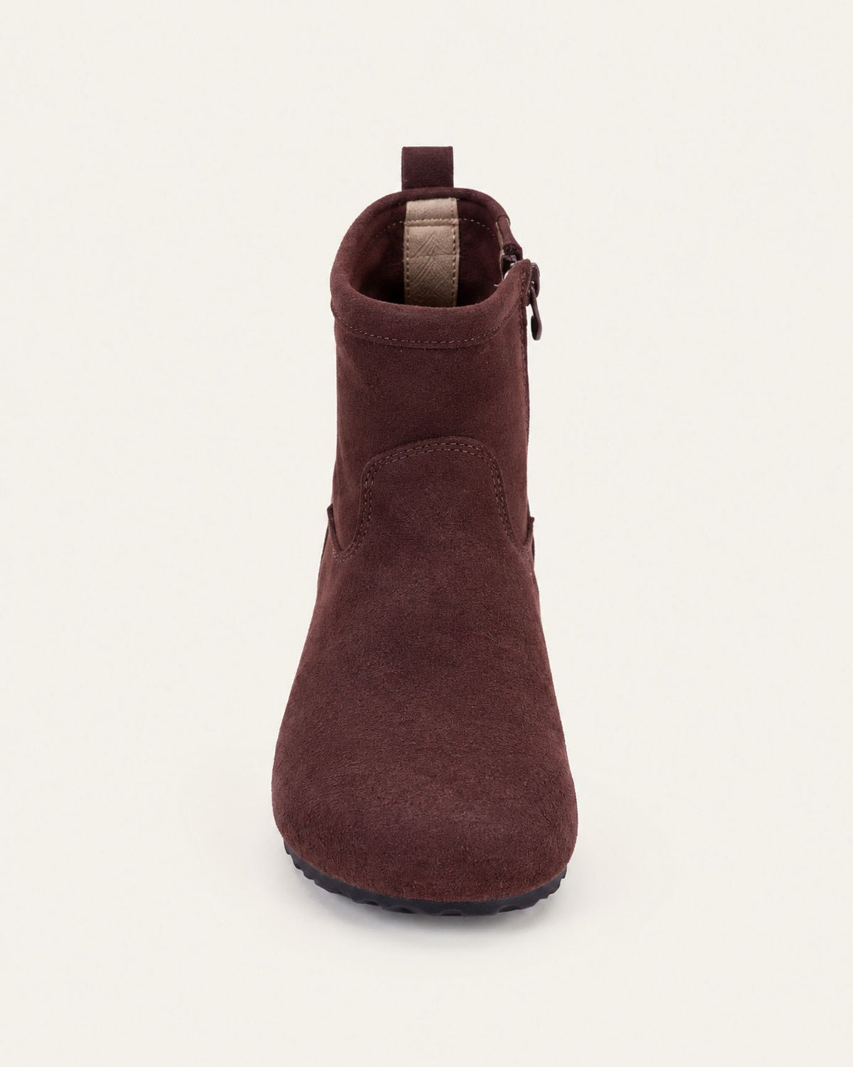 Retro Suede Hidden Wedge Boots