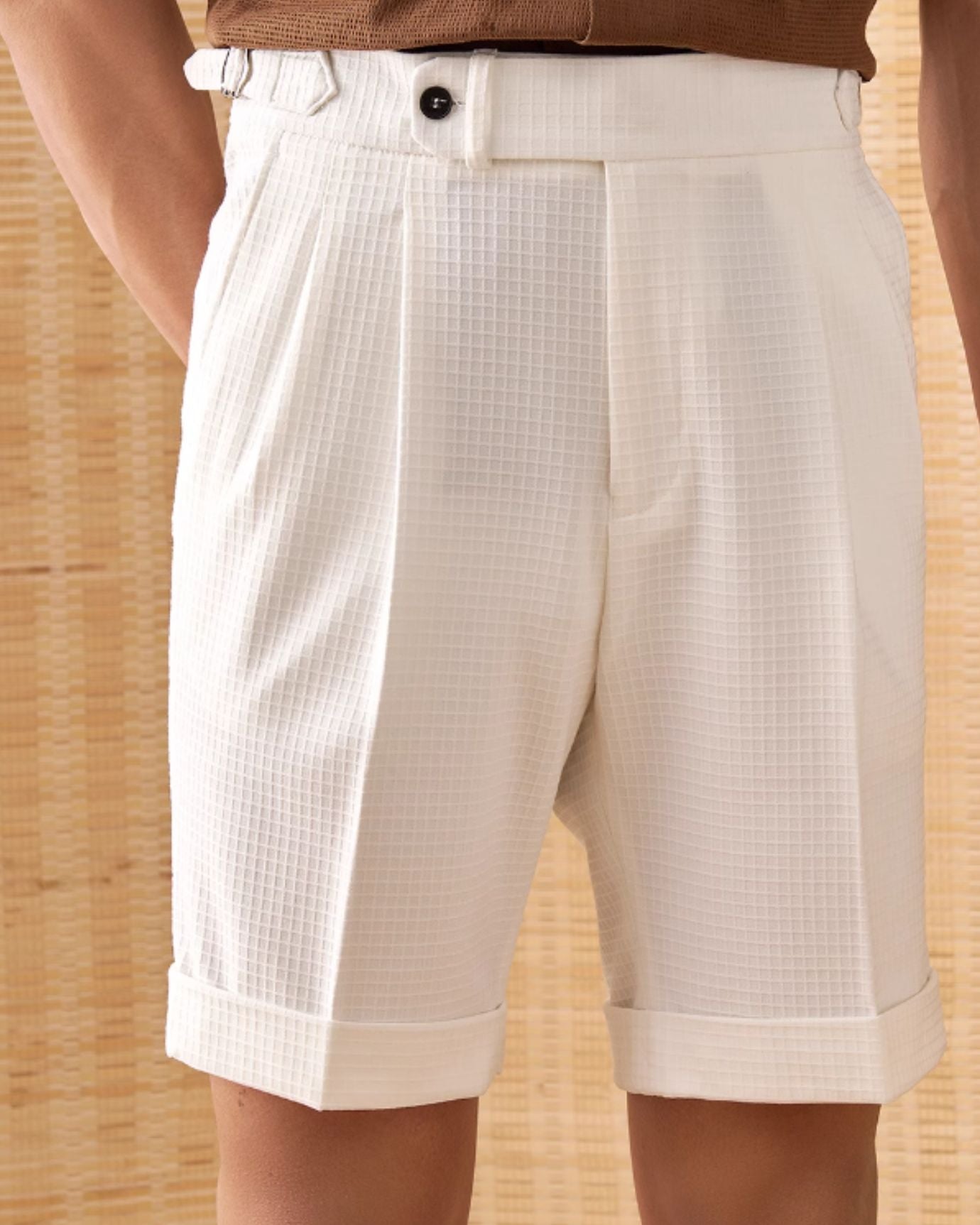 Bermudas Lovau con doble pliegue