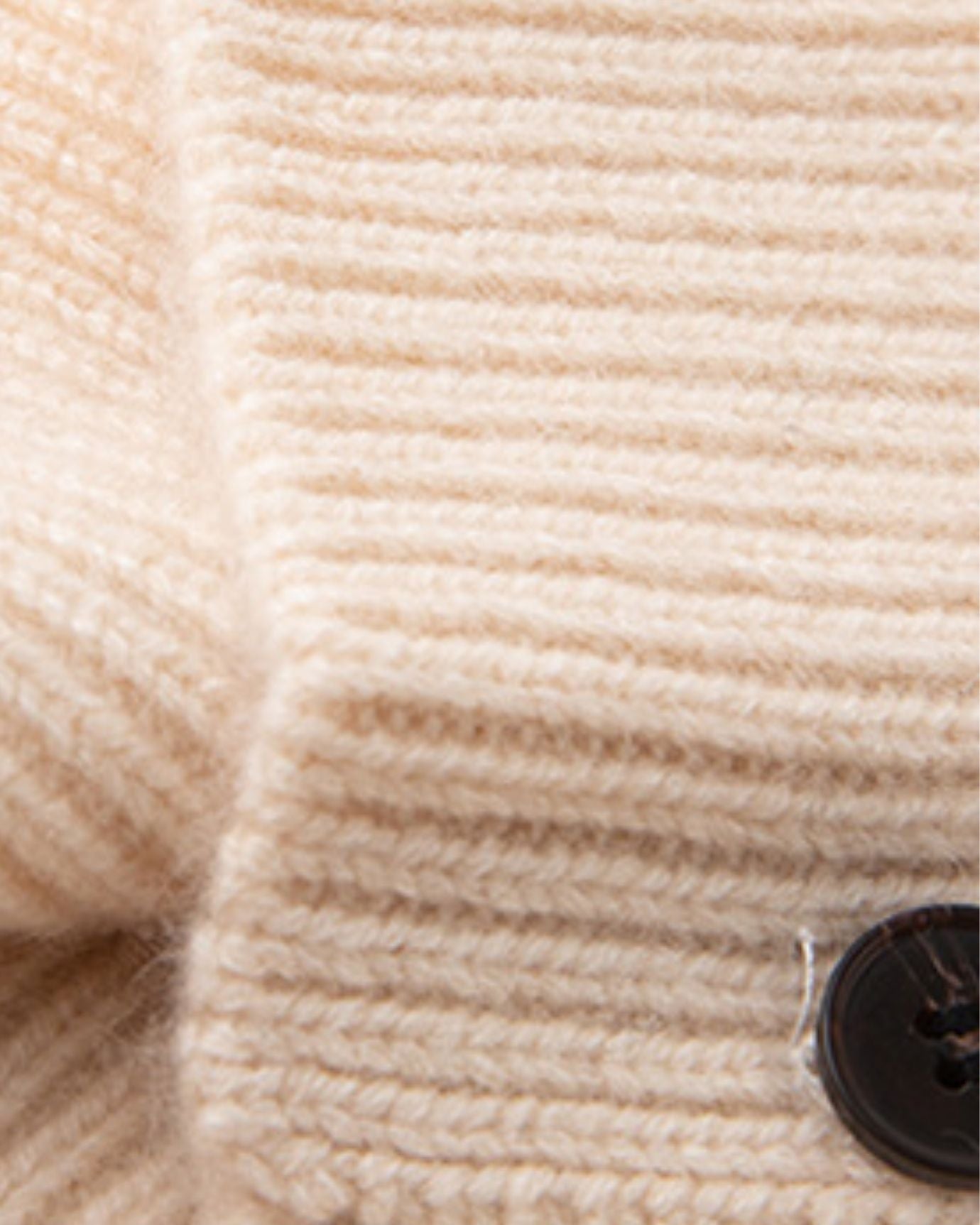Cashmere Knitted Hat Buttoned